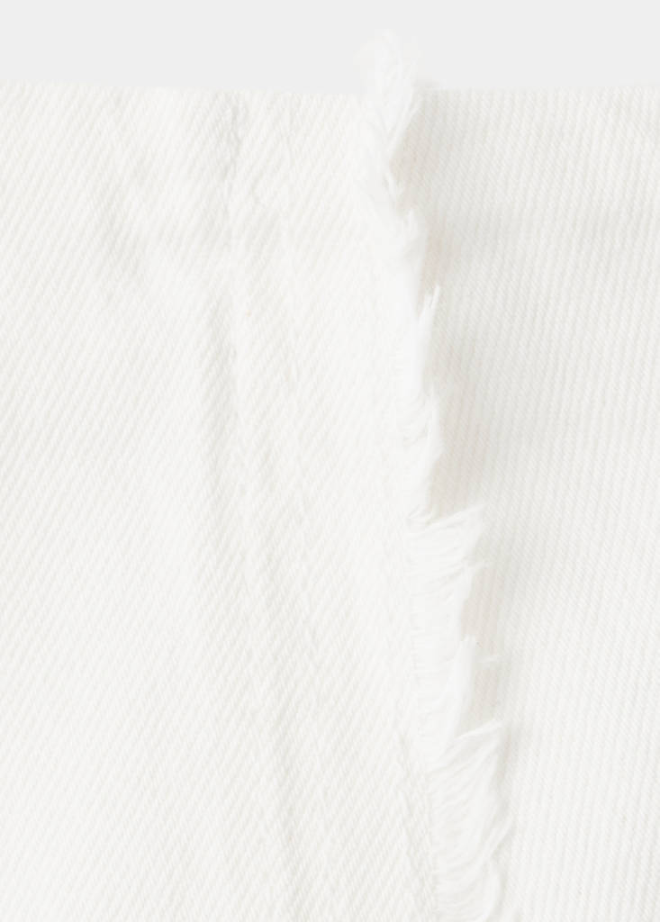 Long skirt with distressed details — Off White