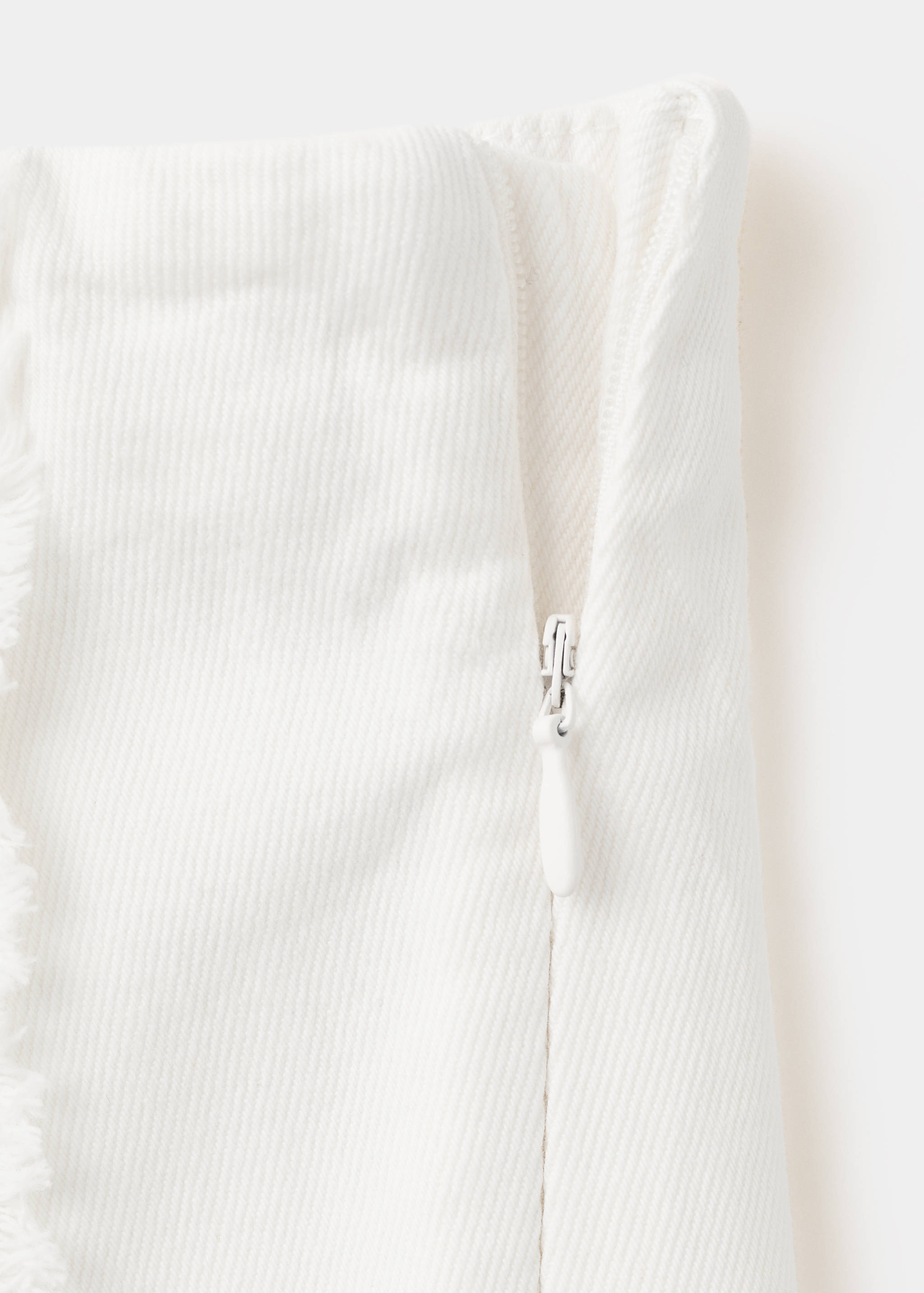 Long skirt with distressed details - Details of the article 0