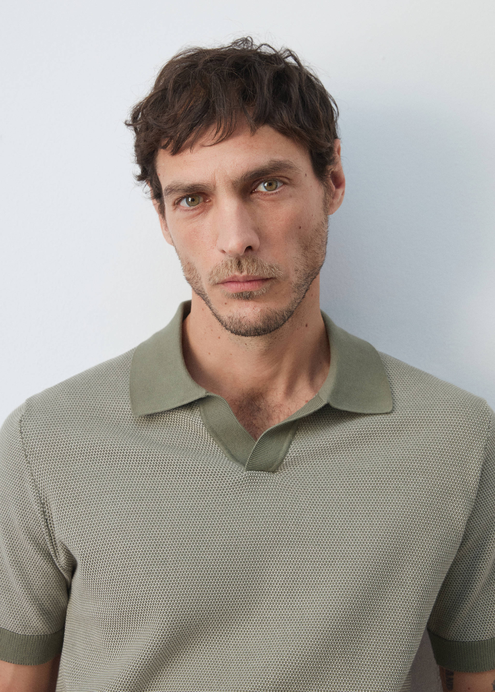 100% cotton jersey polo shirt - Details of the article 1