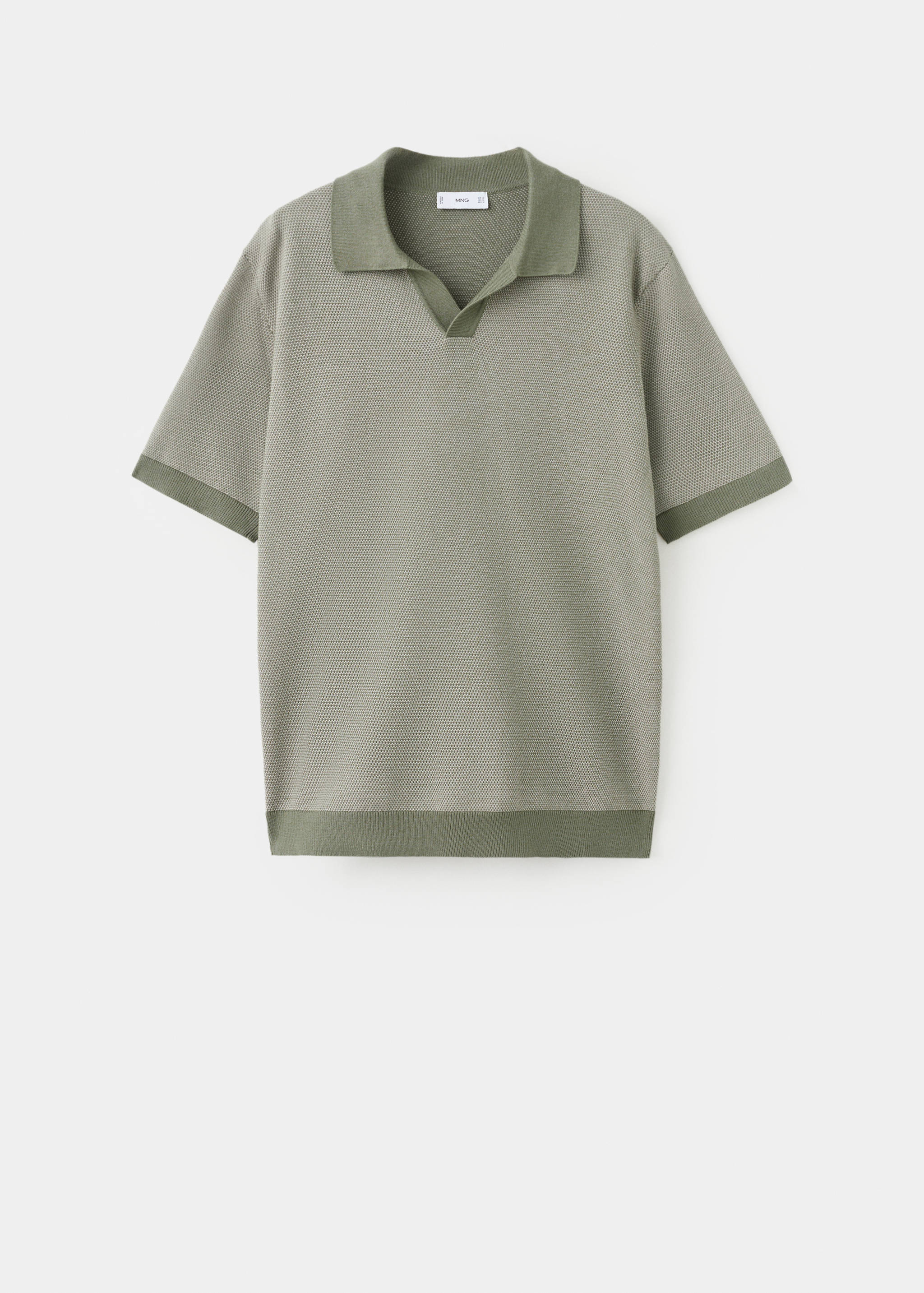 100% cotton jersey polo shirt - Article without model