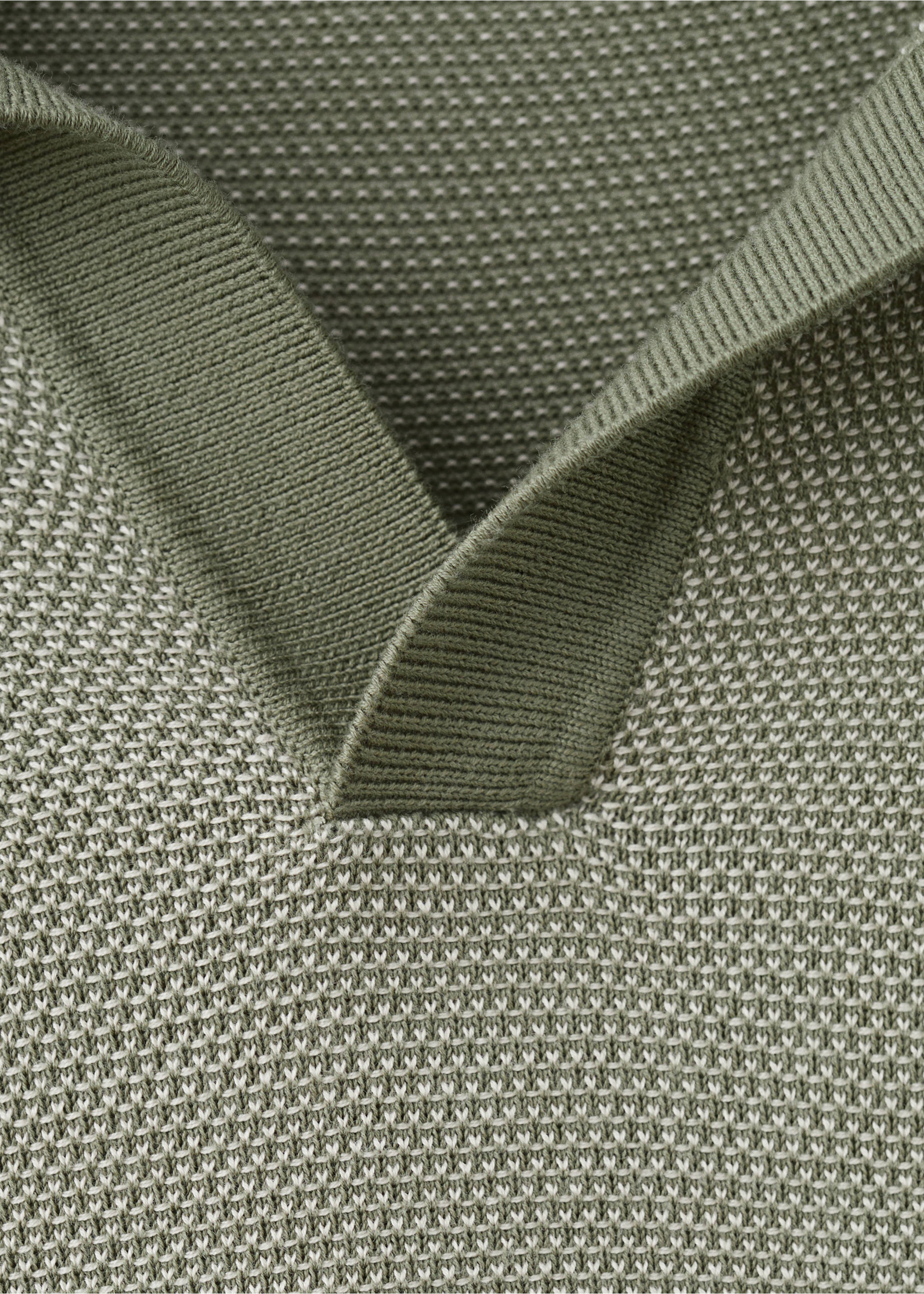 بولو 100% قطن بيكيه - تفاصيل المنتج 8, أخضر زرعي. Ref: 27085936-00.