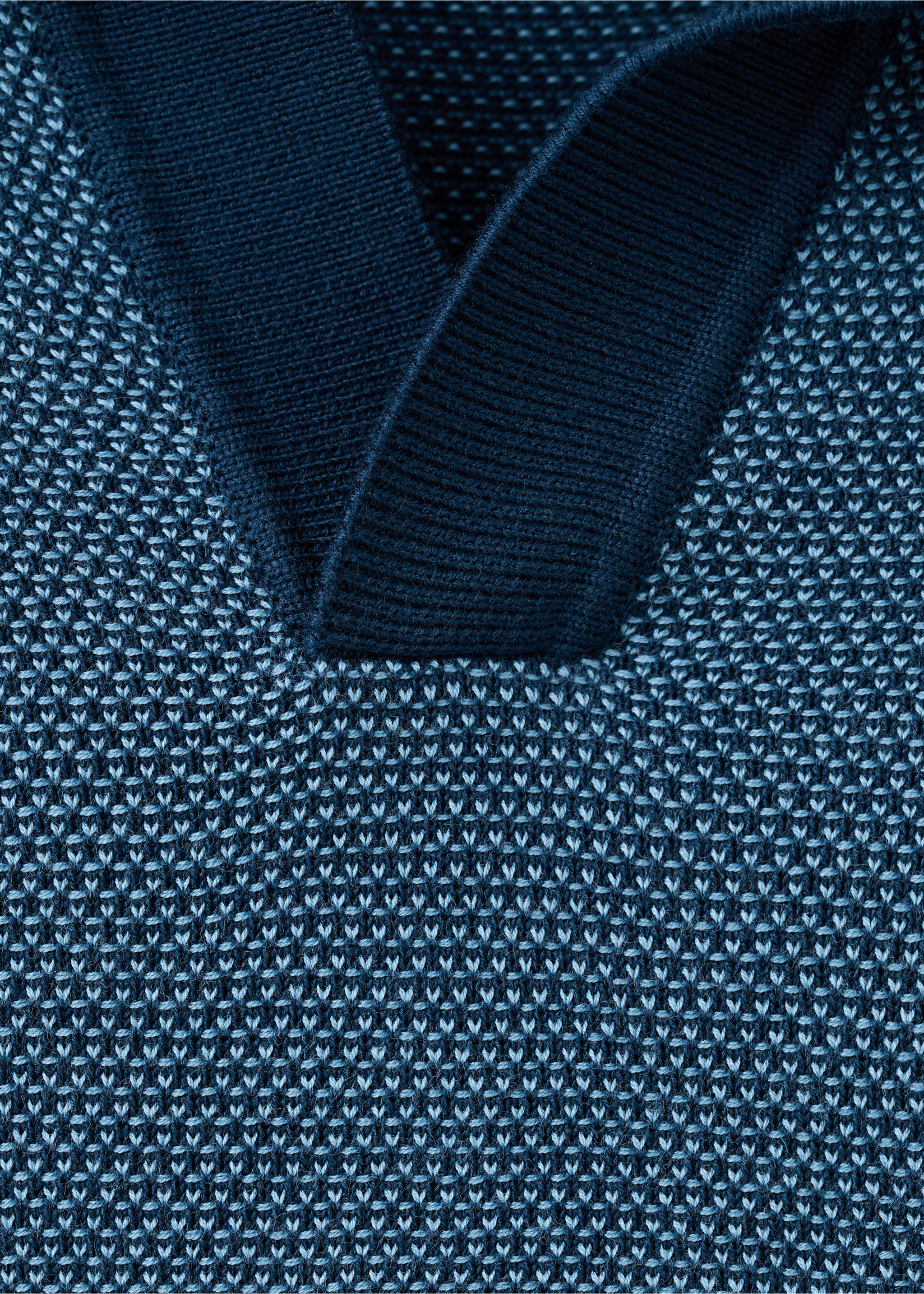 100% cotton jersey polo shirt - Details of the article 8, Navy. Ref: 27085936-00.