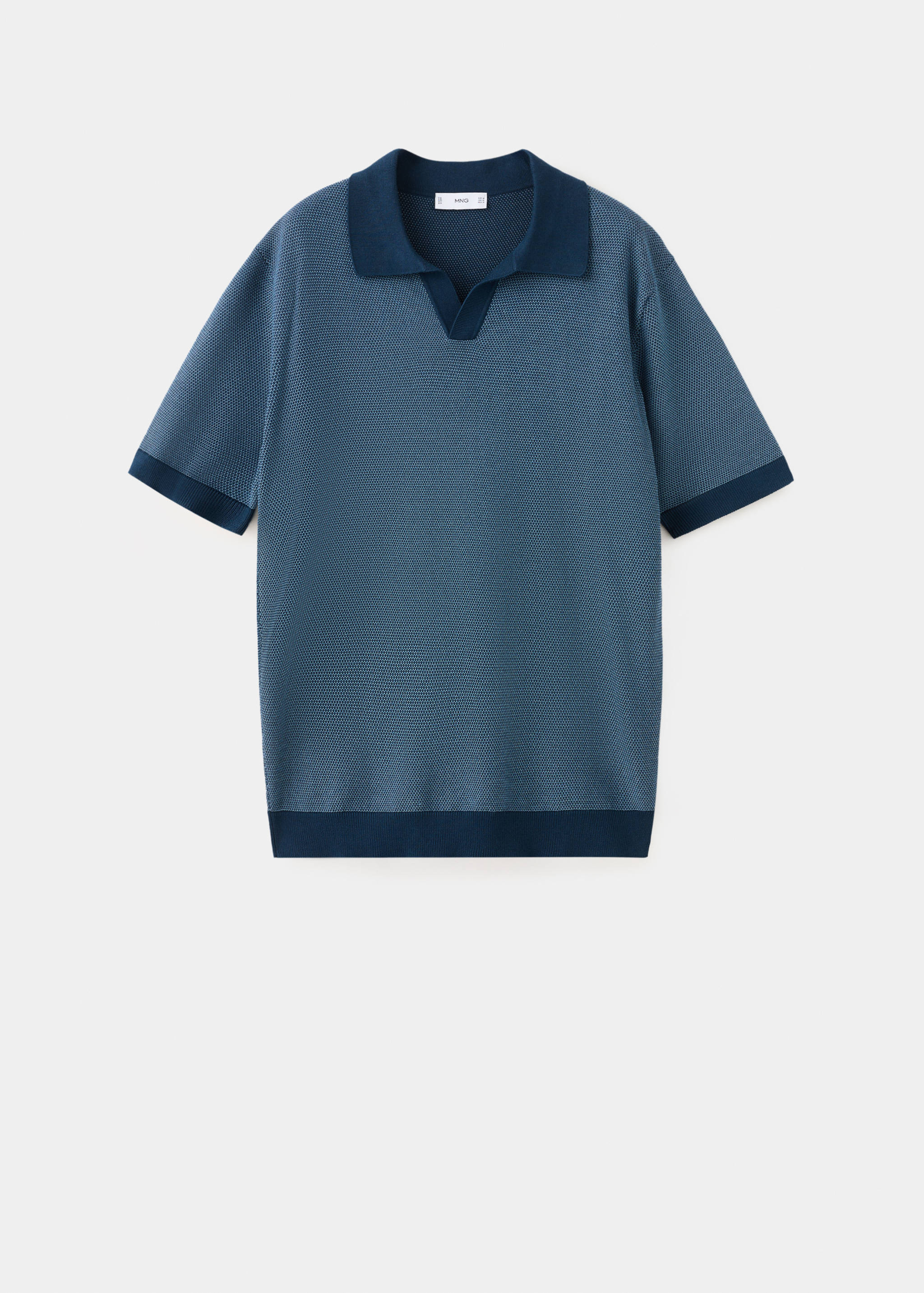Polo 100% algodón punto combinado - Artículo sin modelo