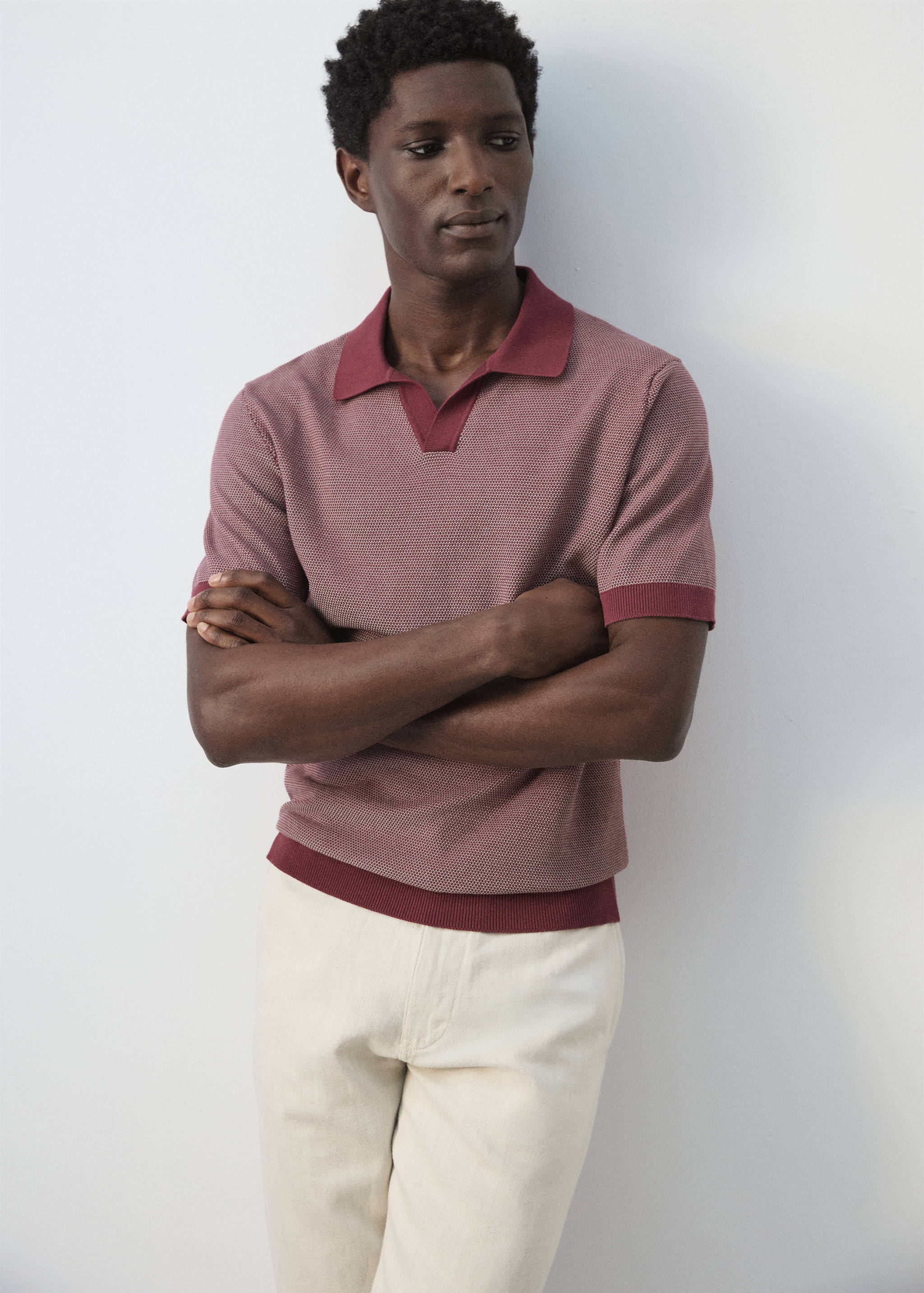 100% cotton jersey polo shirt - Details of the article 6