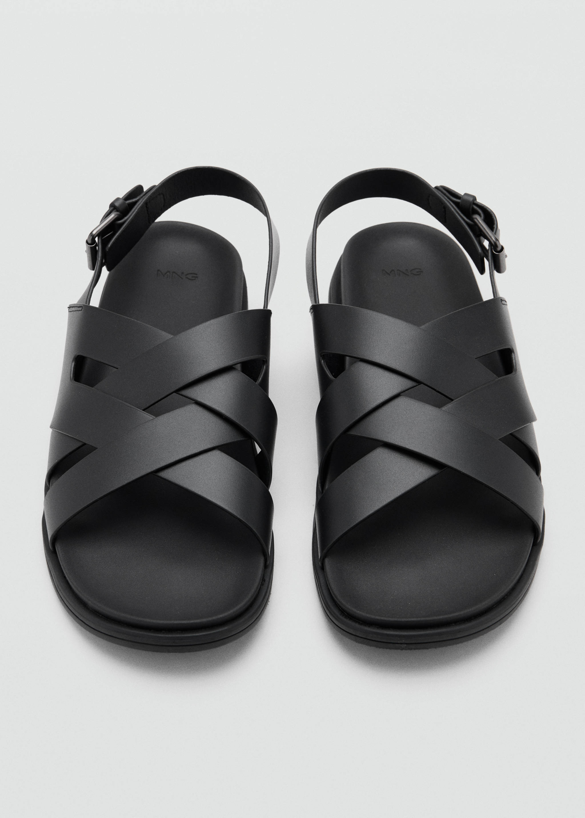 Sandales cuir lanières croisées - Détail de l'article 1