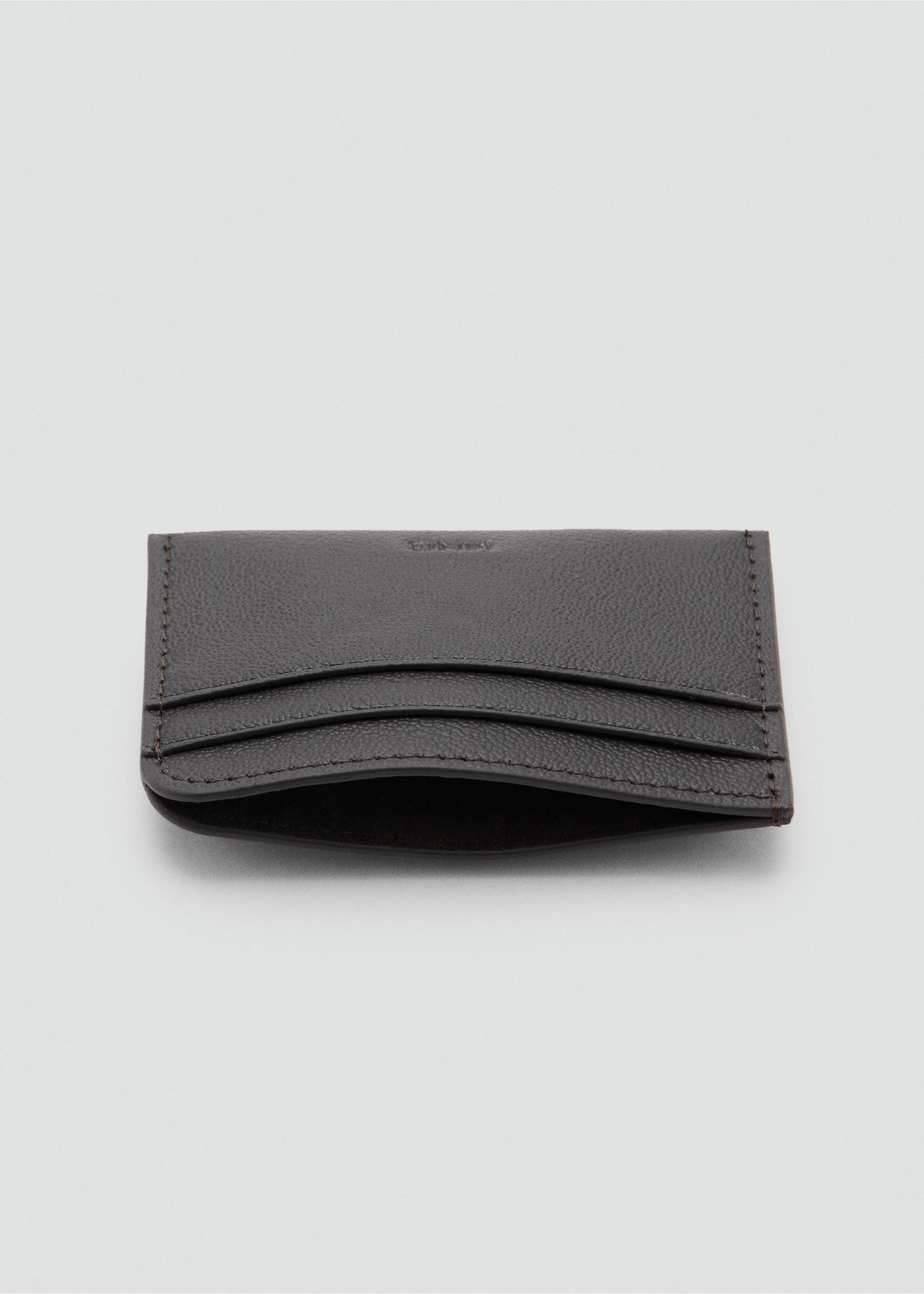 Tarjetero piel abatanada - Detalle del artículo 1, Marrón. Ref: 27085941-00.