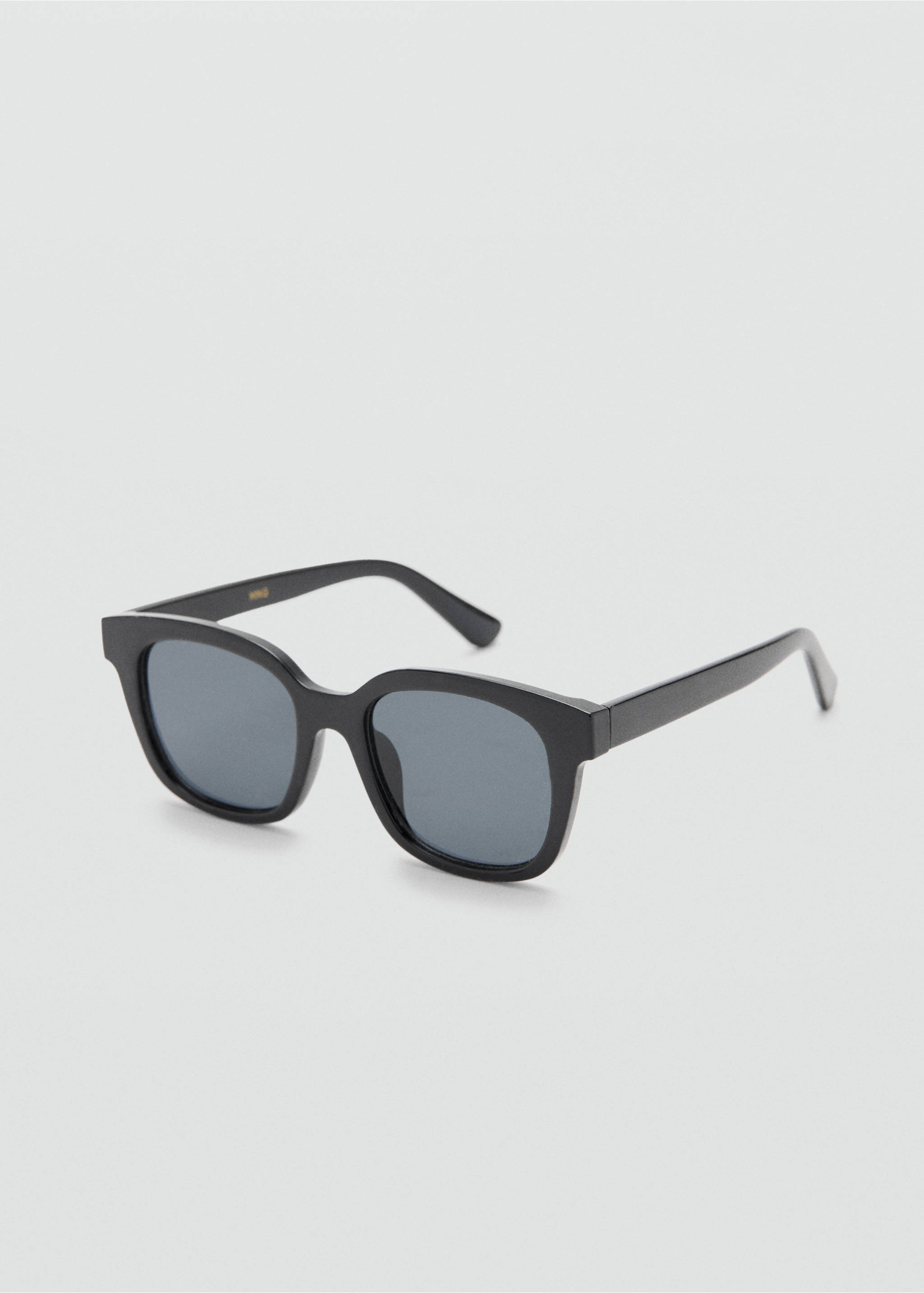 Squared frame sunglasses - Medium plane, Black. Ref: 27085946-00.