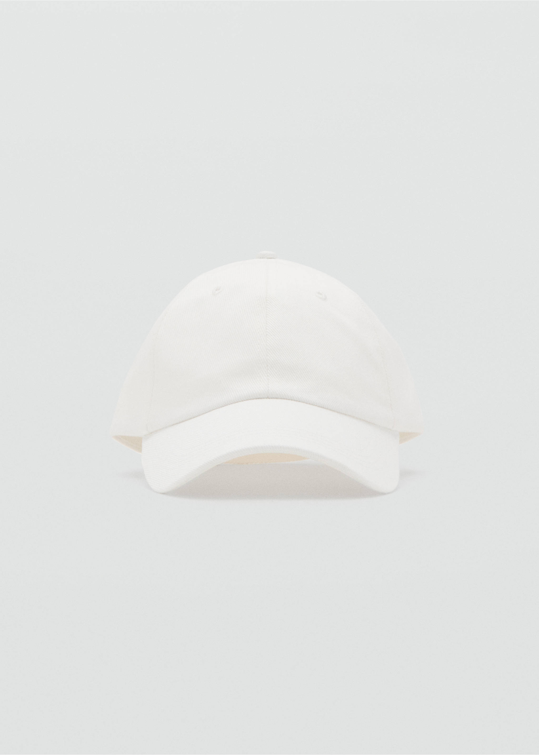 Casquette denim - Plan moyen, Écru. Ref: 27085948-00.
