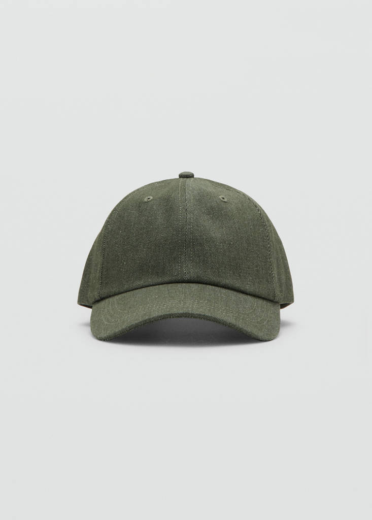 Plain cotton cap