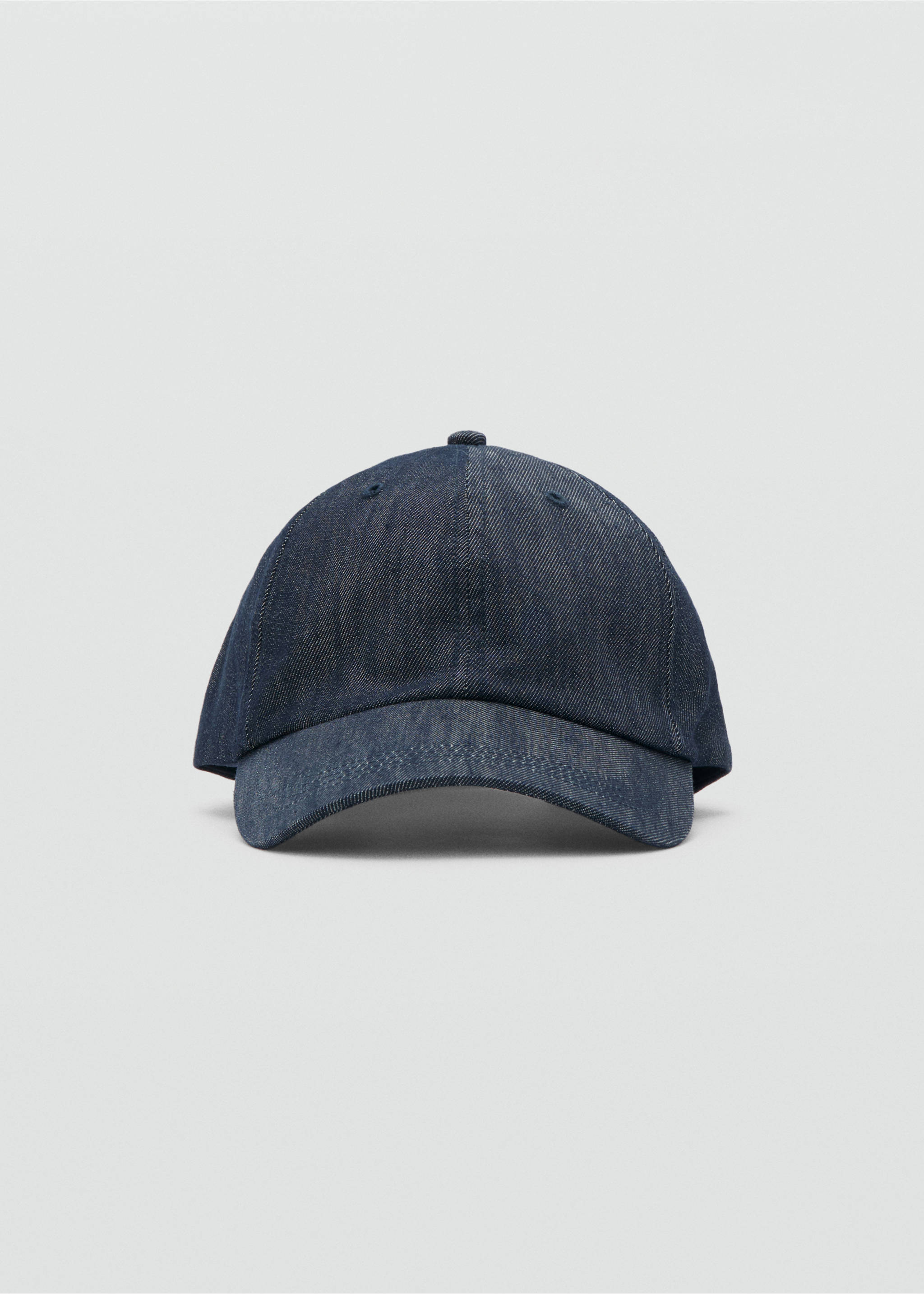 Casquette denim - Plan moyen, Bleu. Ref: 27085948-00.