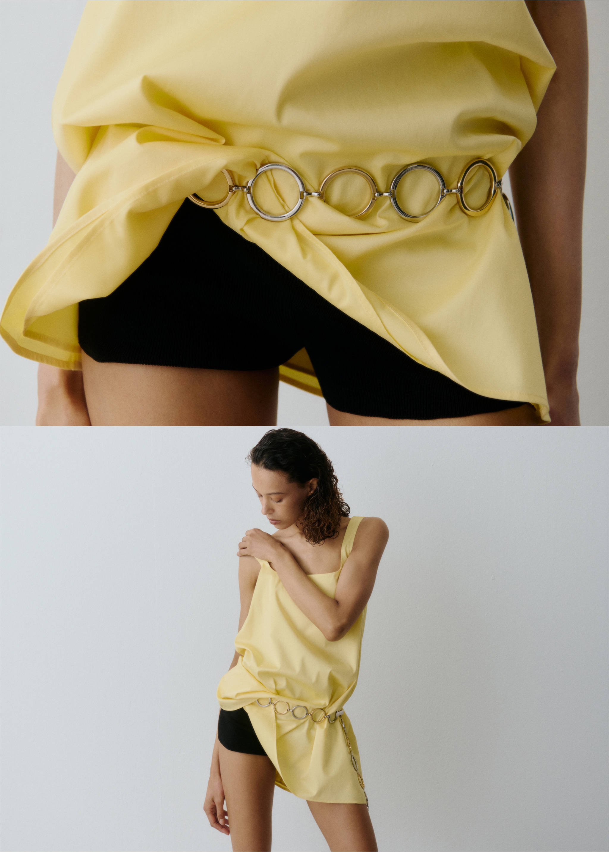 Halka zincirli kemer - Genel plan, Gümüş Rengi. Ref: 27085951-00.