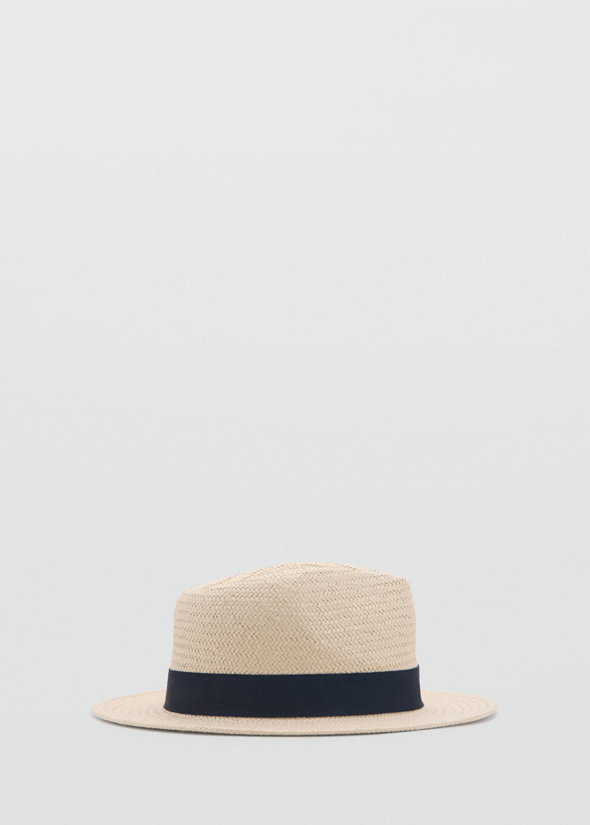 Natural fiber bow hat - Article without model