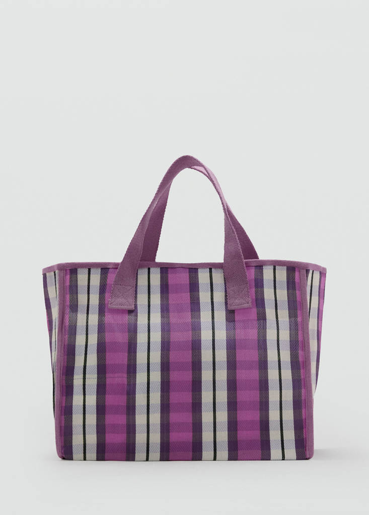 Printed tote bag — Lilac
