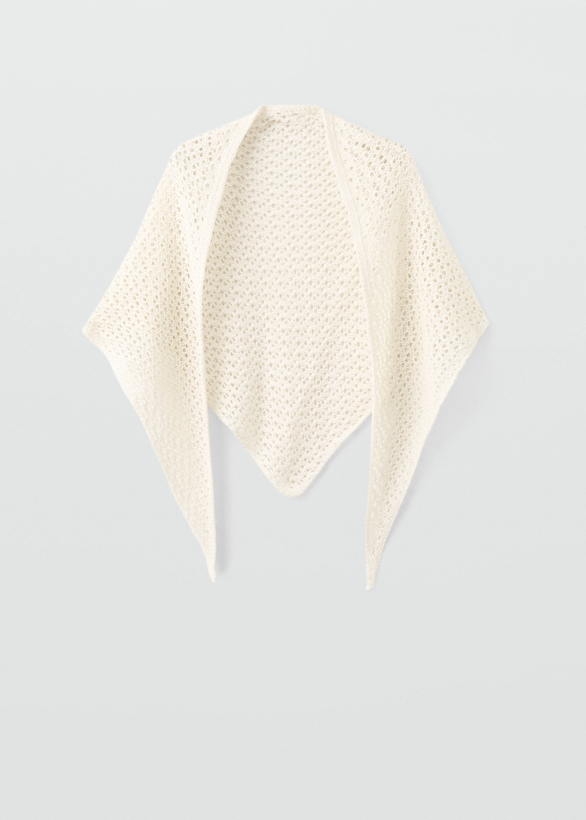 Châle maille ajourée - Article sans modèle