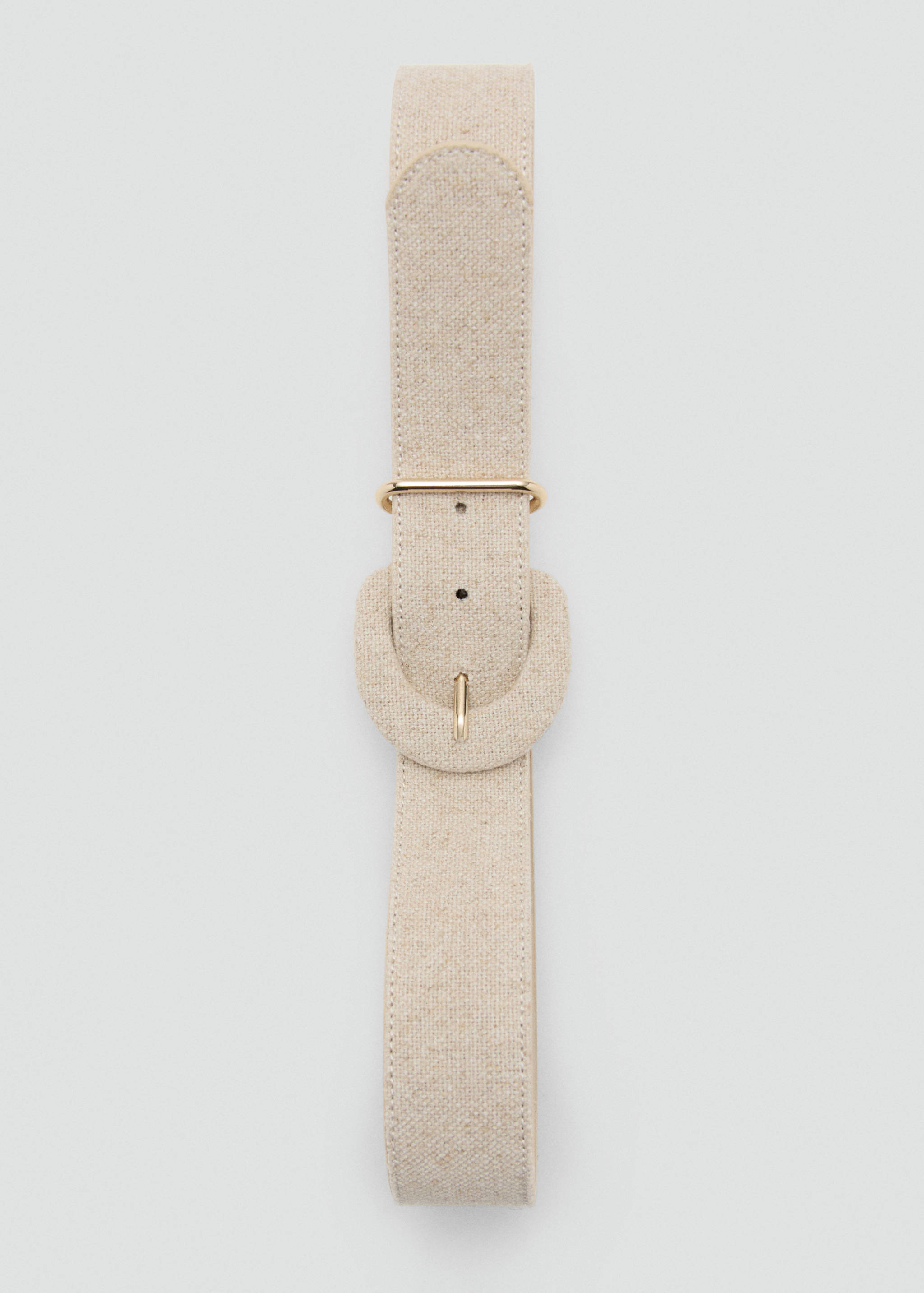 Cotton and linen-blend belt - Details of the article 1