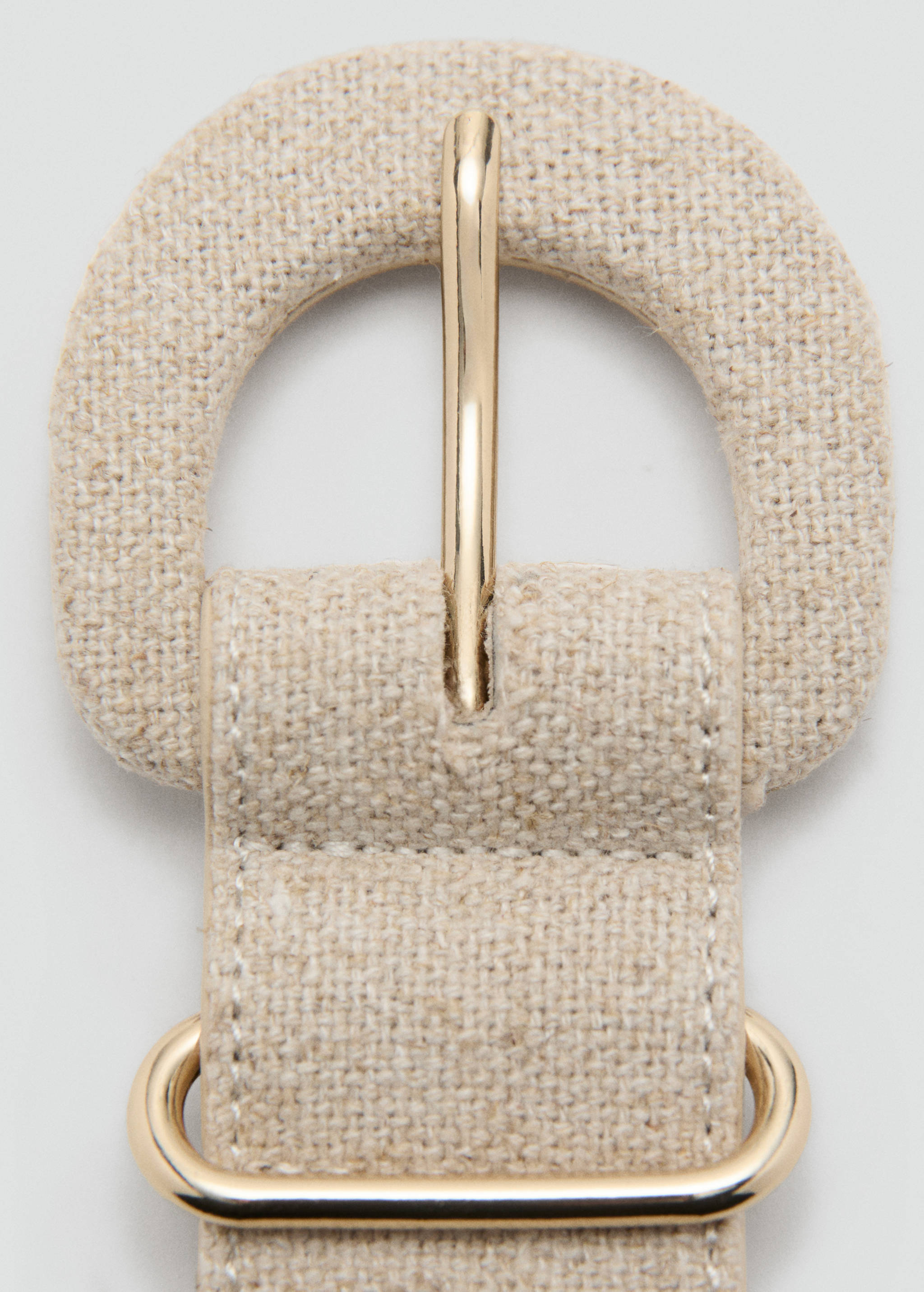 Cotton and linen-blend belt - Details of the article 2