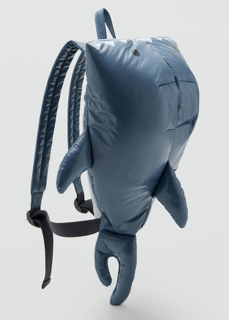 Shark backpack — Blue