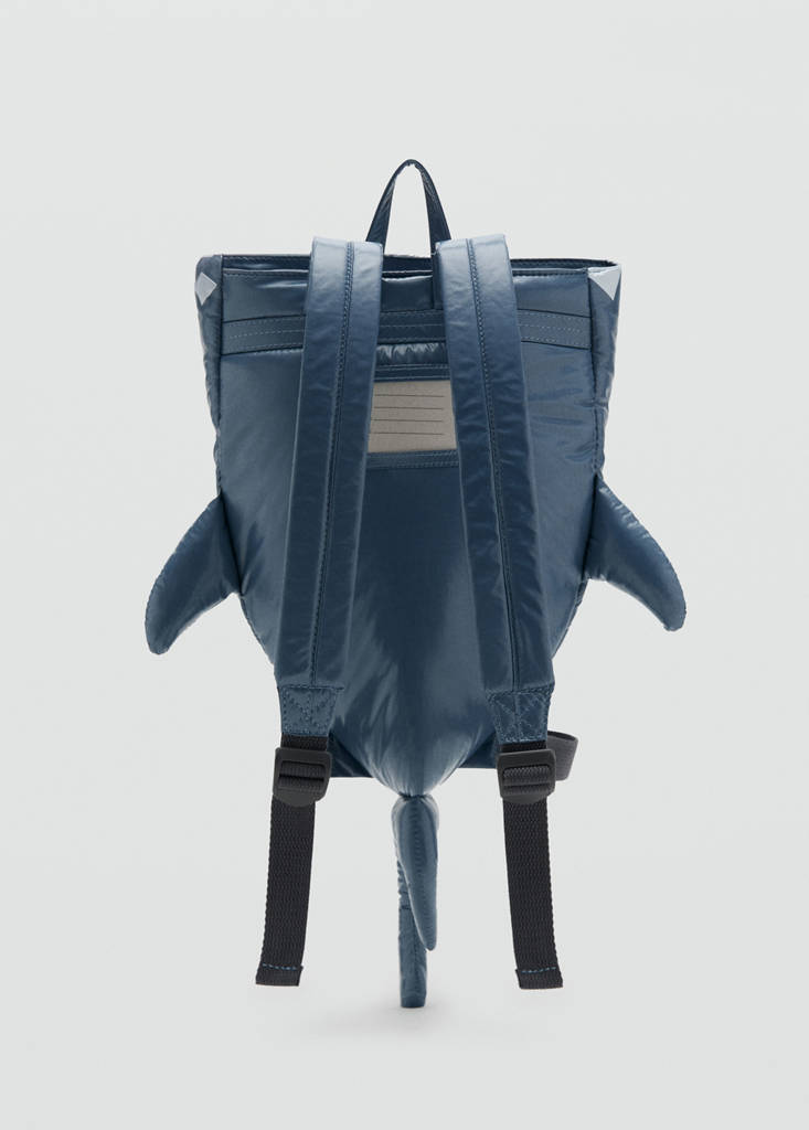 Shark backpack — Blue