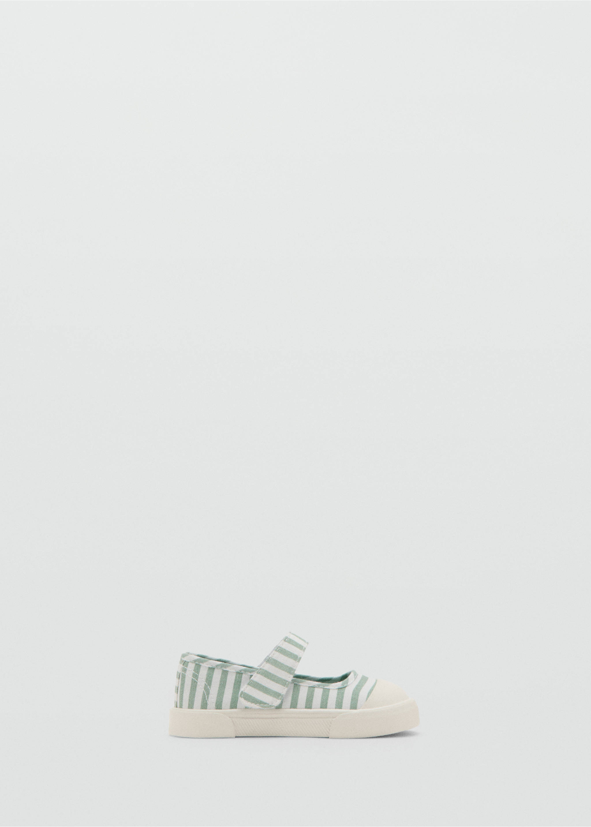 Deportivas rayas velcro - Artículo sin modelo, Verde pastel. Ref: 27085965-00.