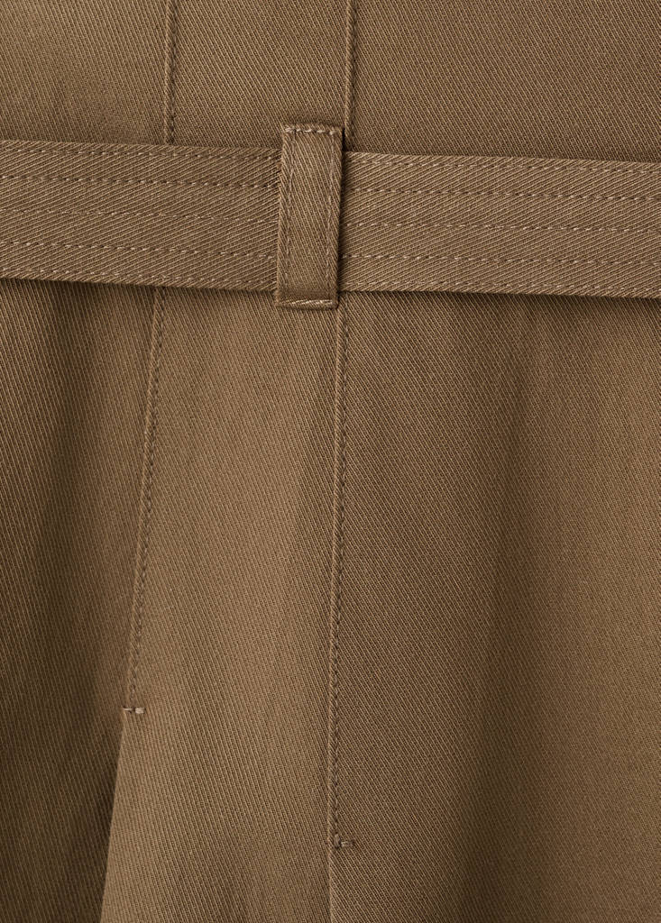 Trousers with belt loops — Khaki