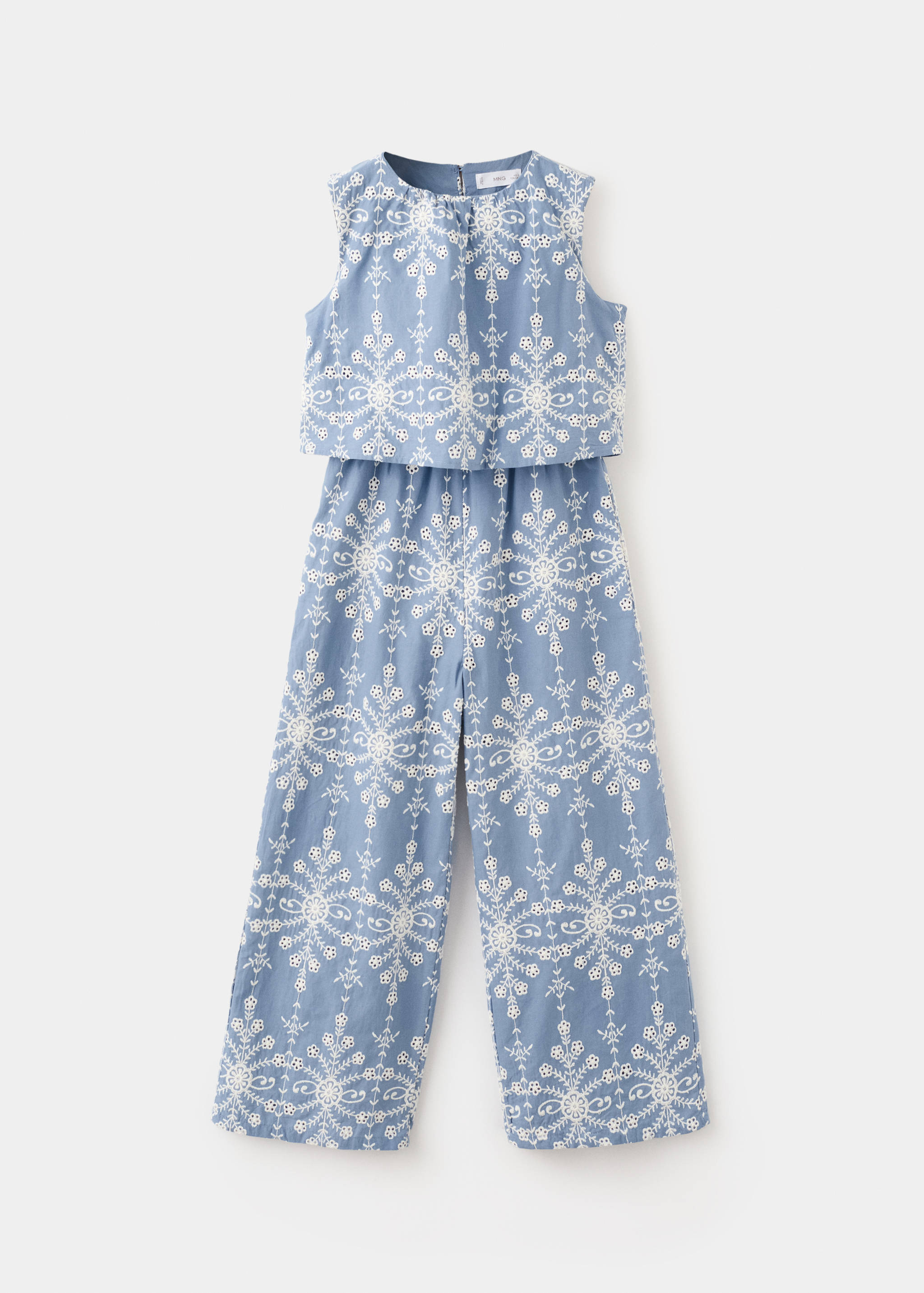 Long embroidered jumpsuit - Article without model