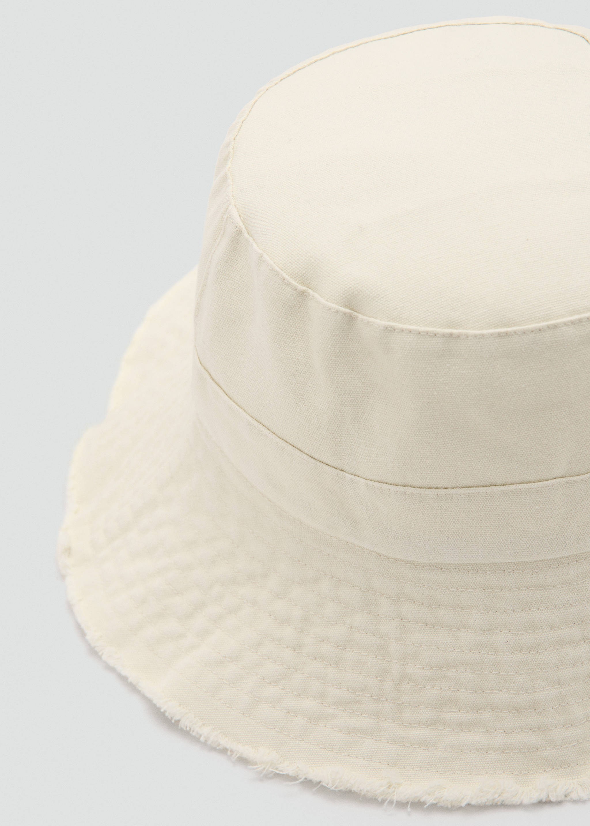 Frayed bucket hat - Medium plane