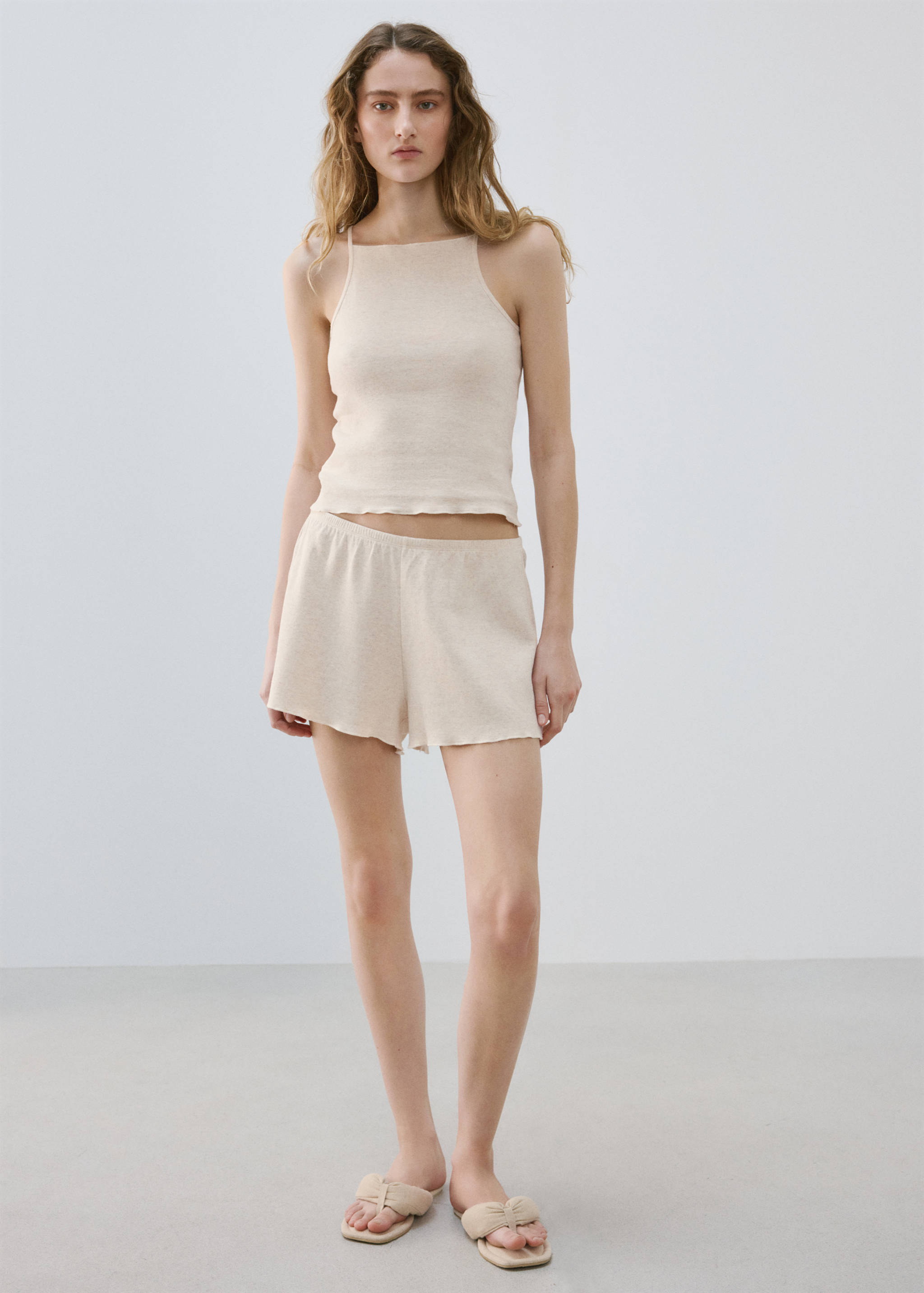 Thin strap pyjama top - General plane