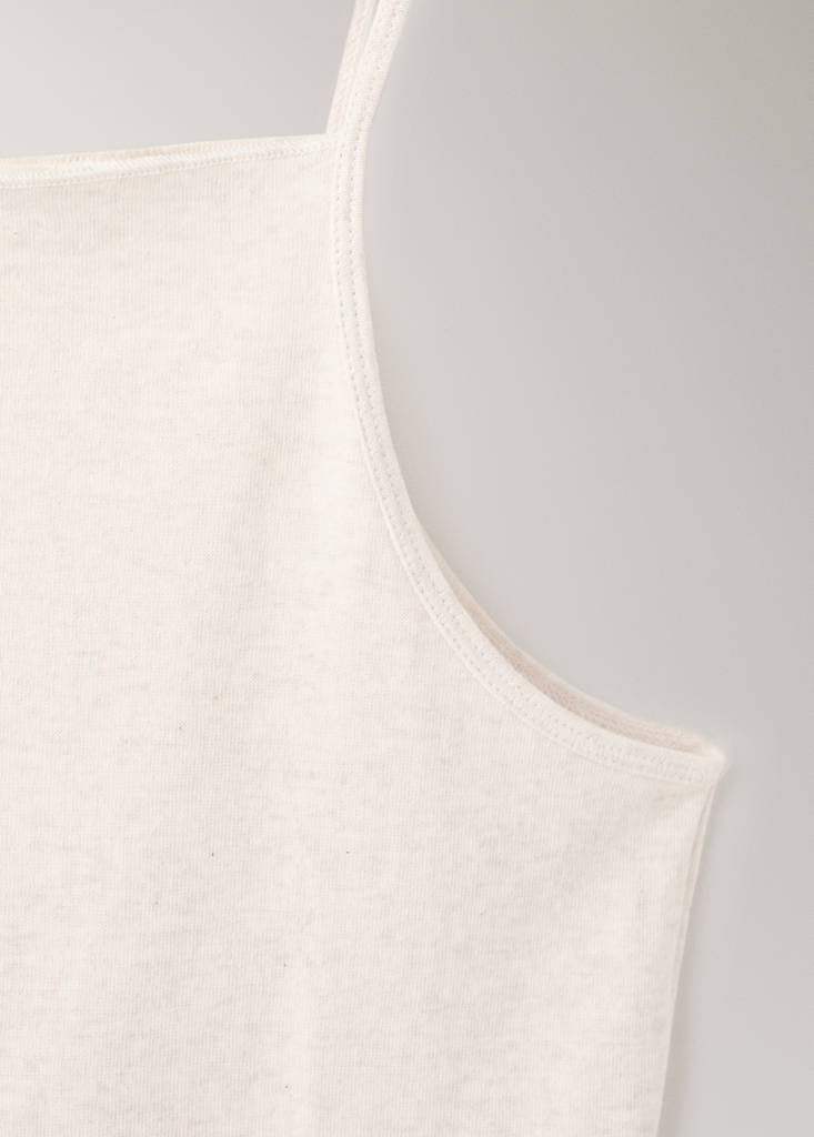 Thin strap pyjama top — Beige