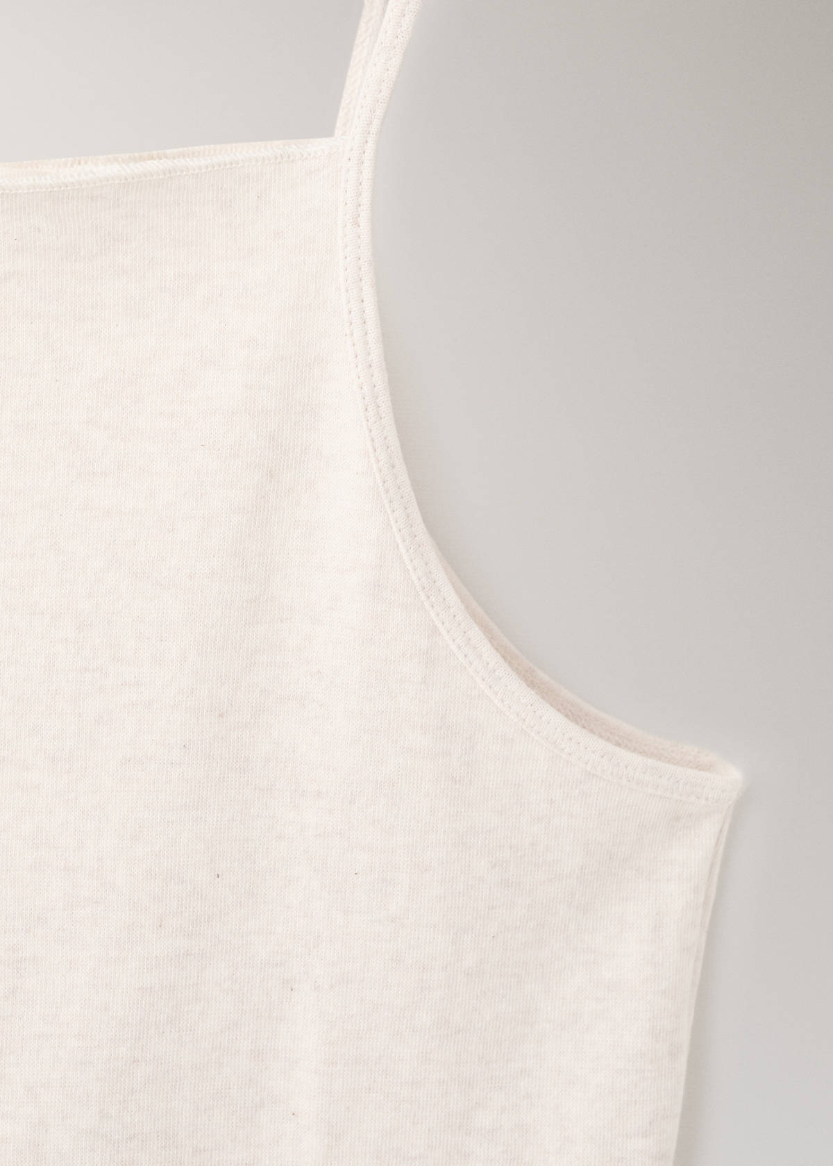 Thin strap pyjama top — Beige