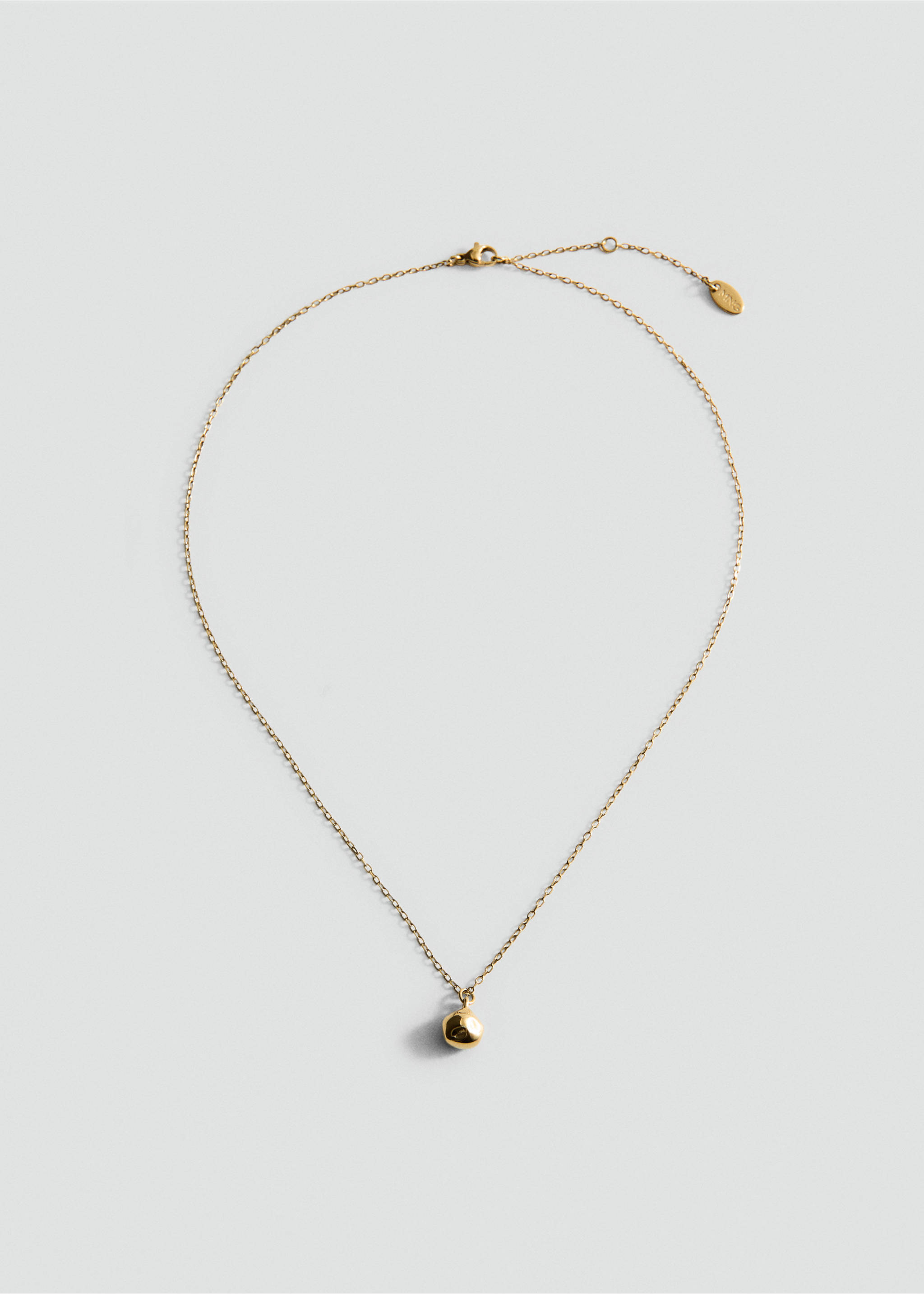 Sphere pendant necklace in stainless steel - Article without model, Gold. Ref: 27085975-00.