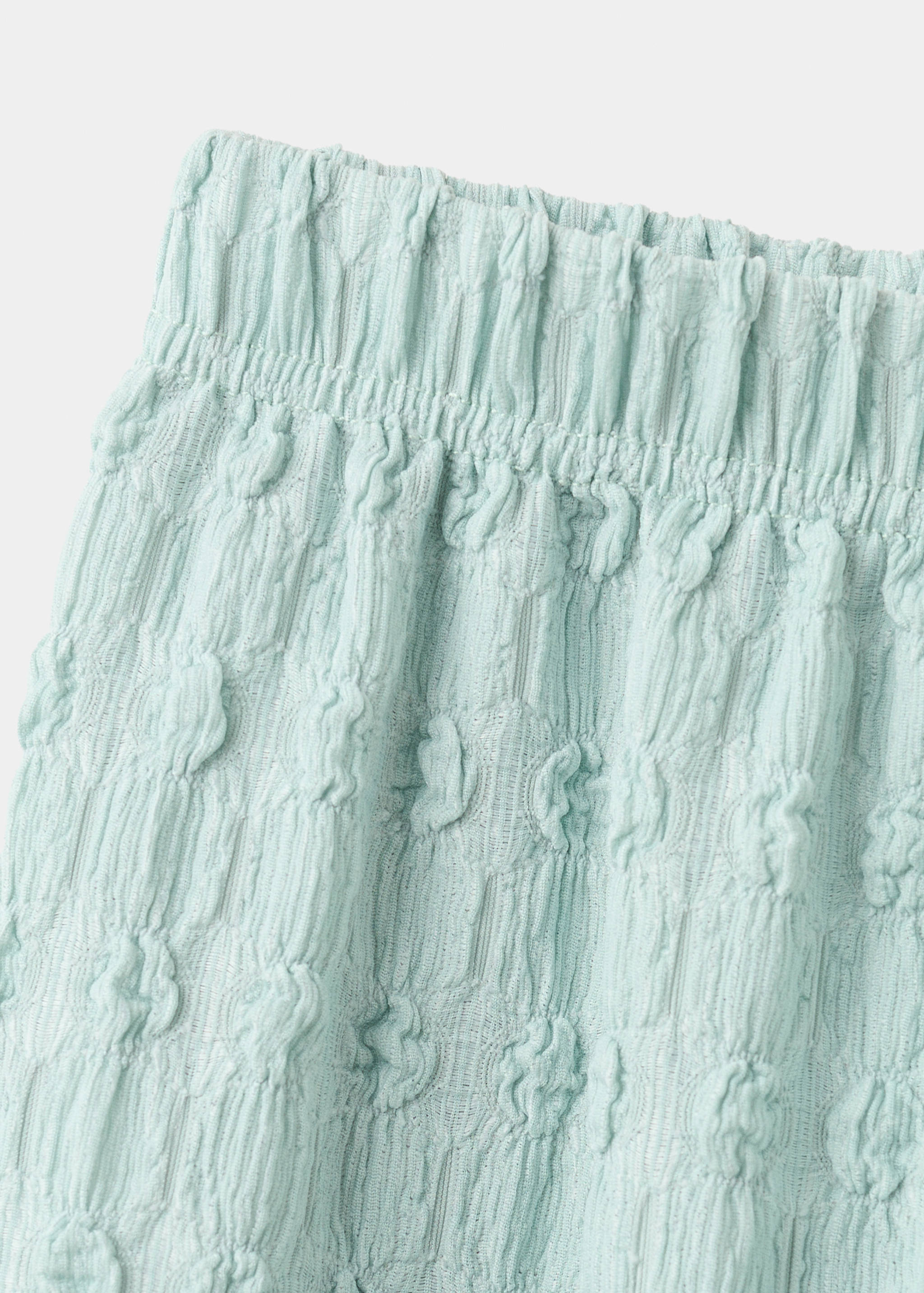 Textured flowy trousers - Details of the article 8