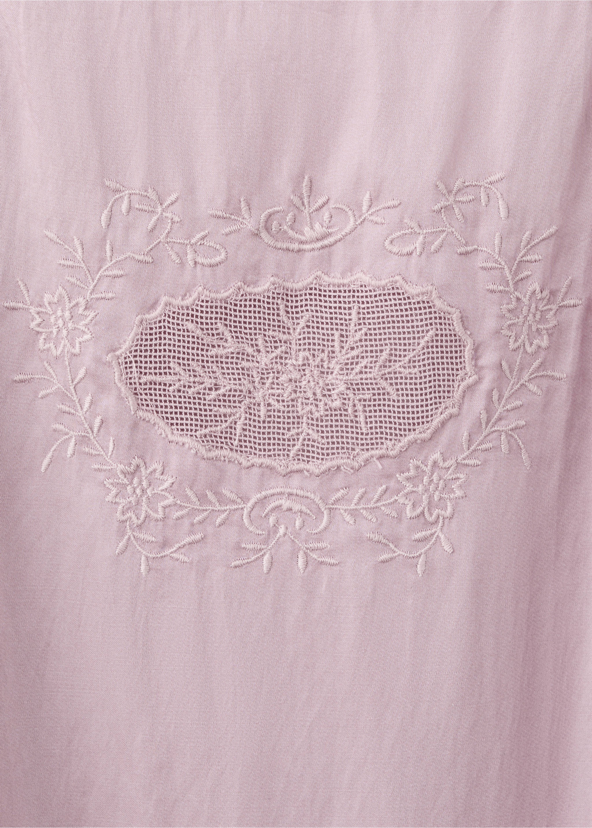 Nightdress with cut-out details - Details of the article 8, Purple. Ref: 27085980-00.
