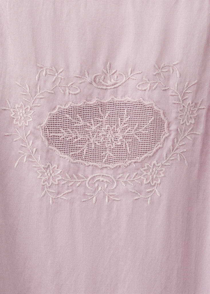 Nightdress with cut-out details — Purple
