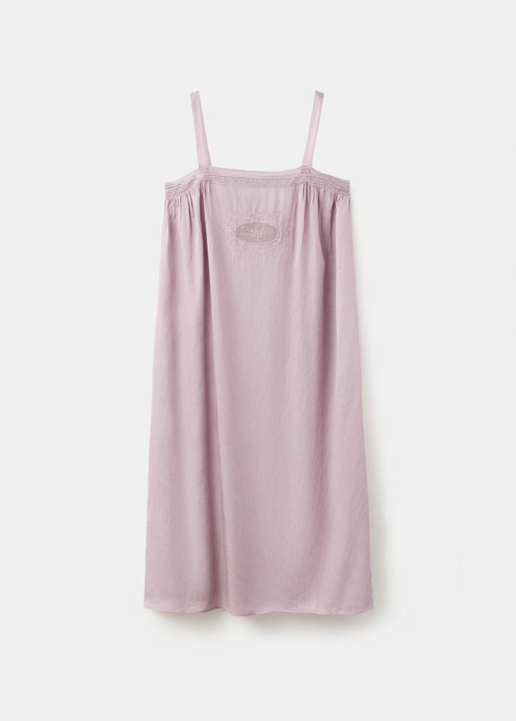 Nightdress with cut-out details — Purple
