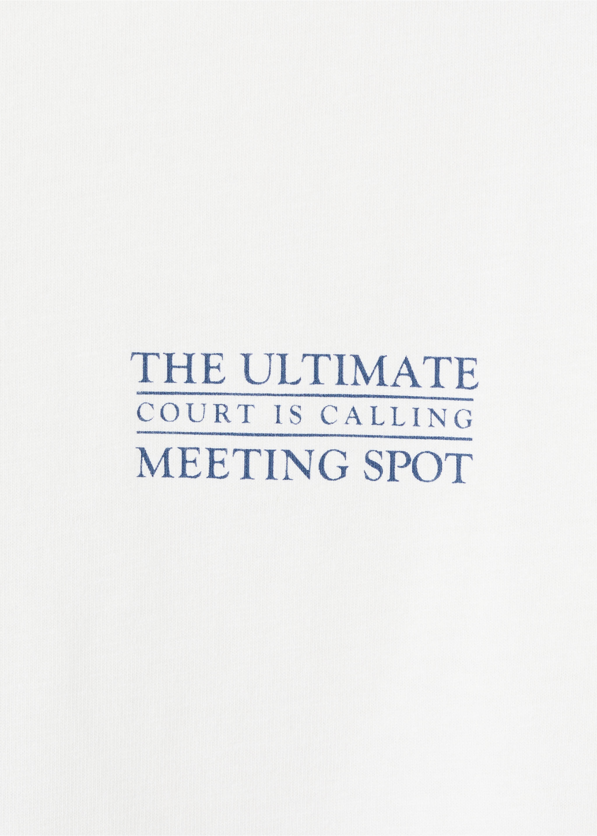 Bedrucktes Baumwoll-T-Shirt - Detail des Artikels 8, Cremeweiß. Ref: 27085984-00.