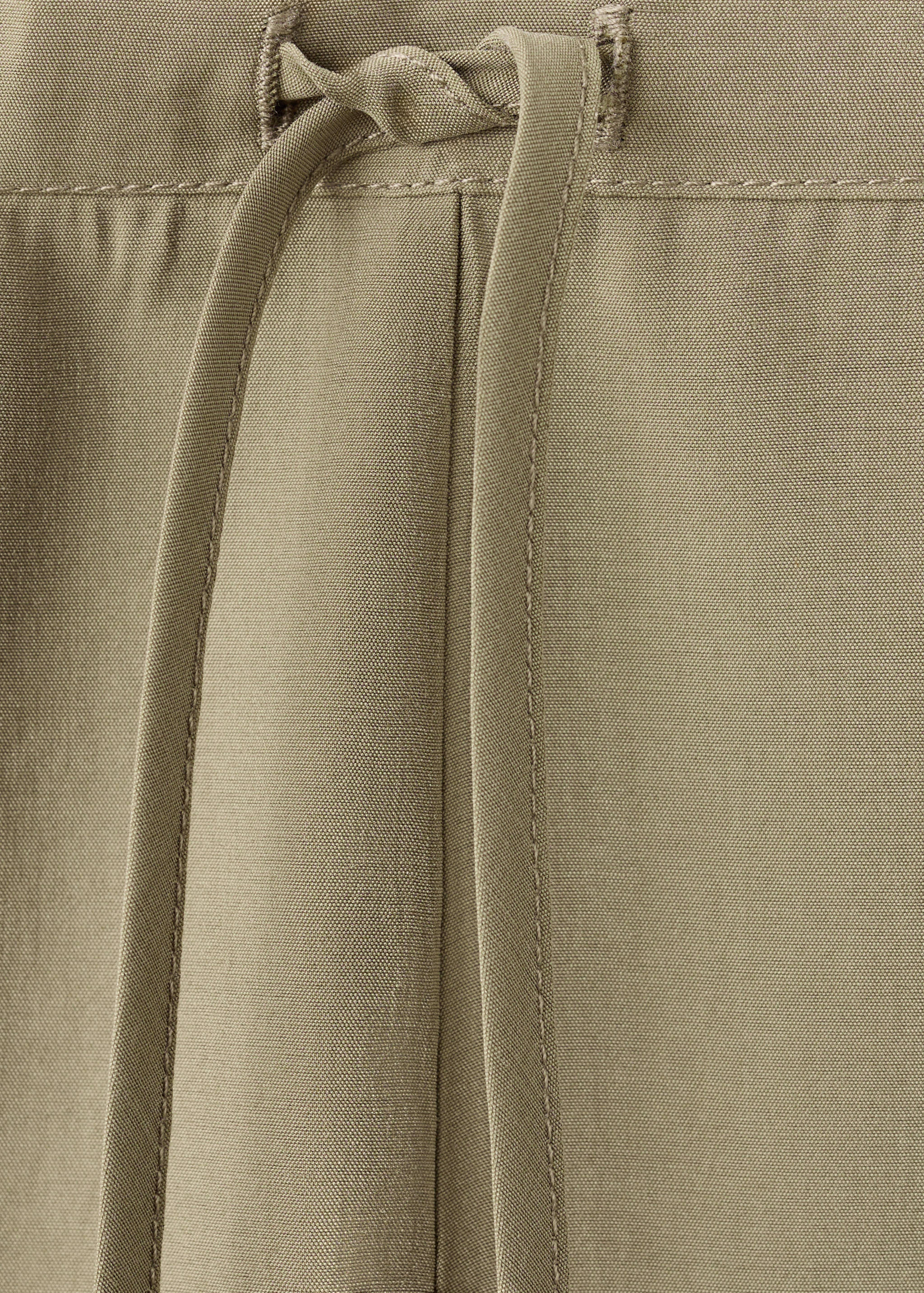 High-rise wide leg trousers - Details of the article 8