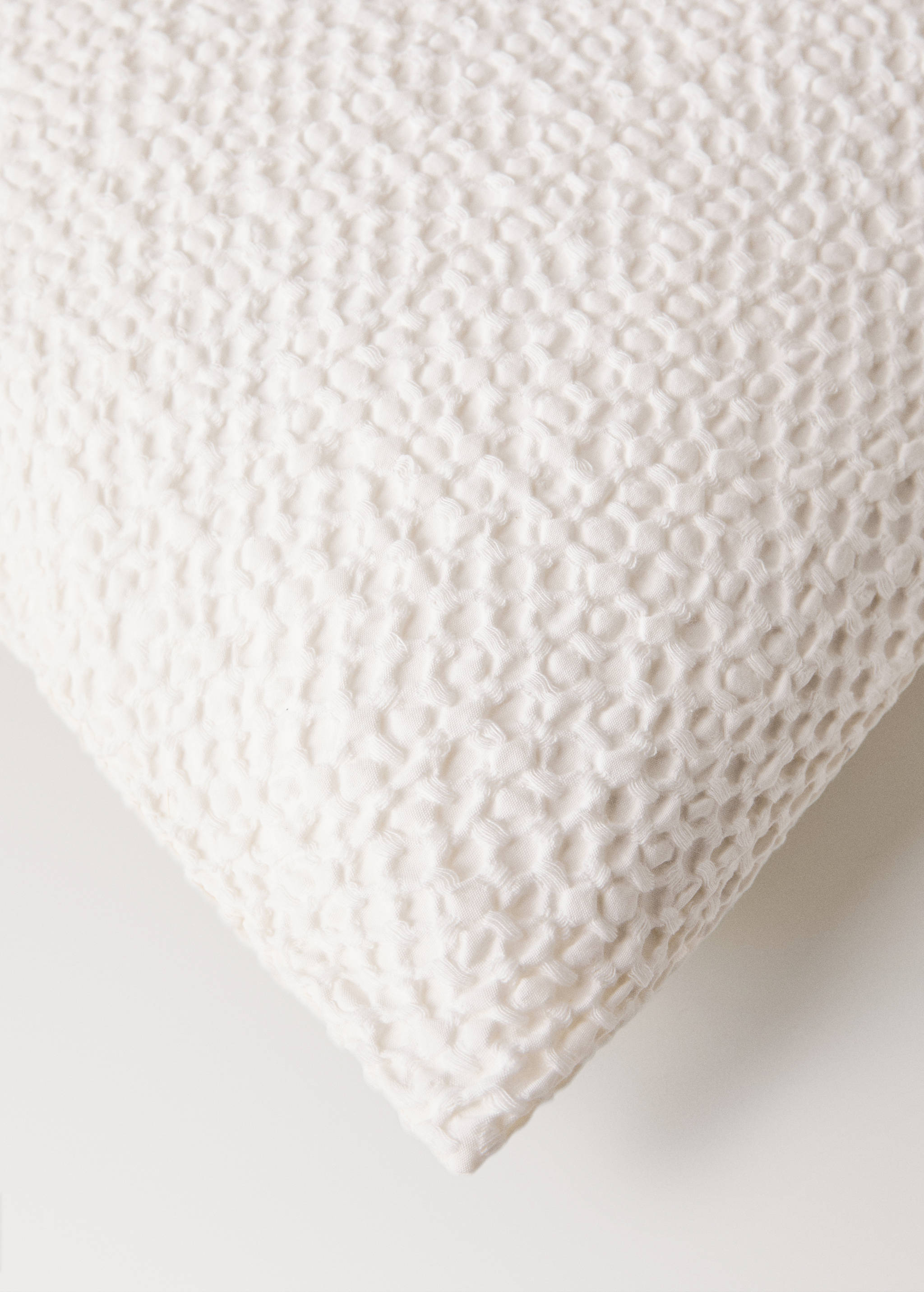 Cotton waffle garment dye bed pillow cover 50x50 cm - Details of the article 1