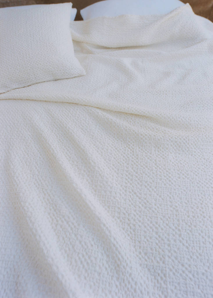 Cotton waffle garment dye bed pillow cover 50x50 cm - thumbnail 6