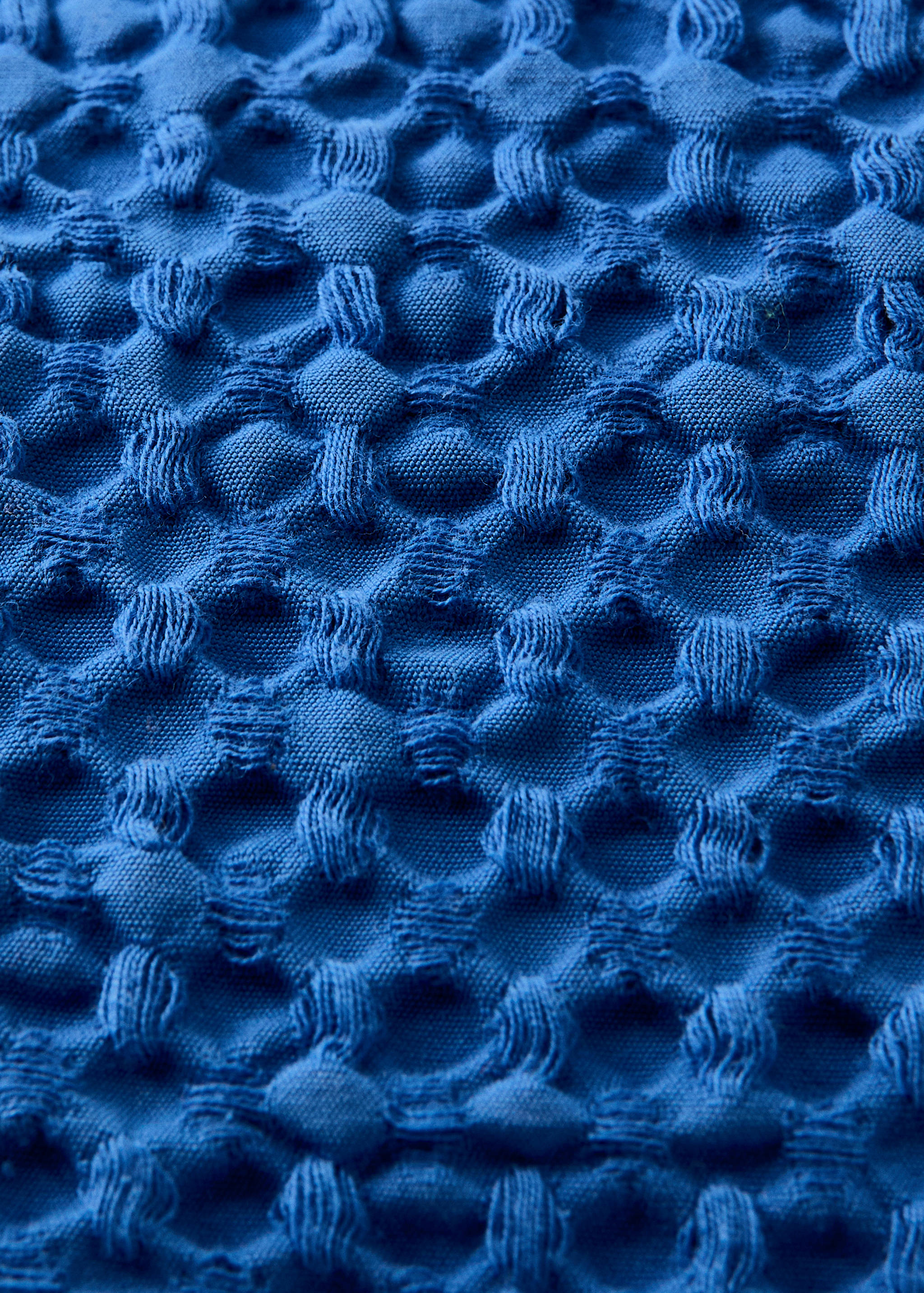 Cotton waffle garment dye bed pillow cover 50x50 cm - Details of the article 3