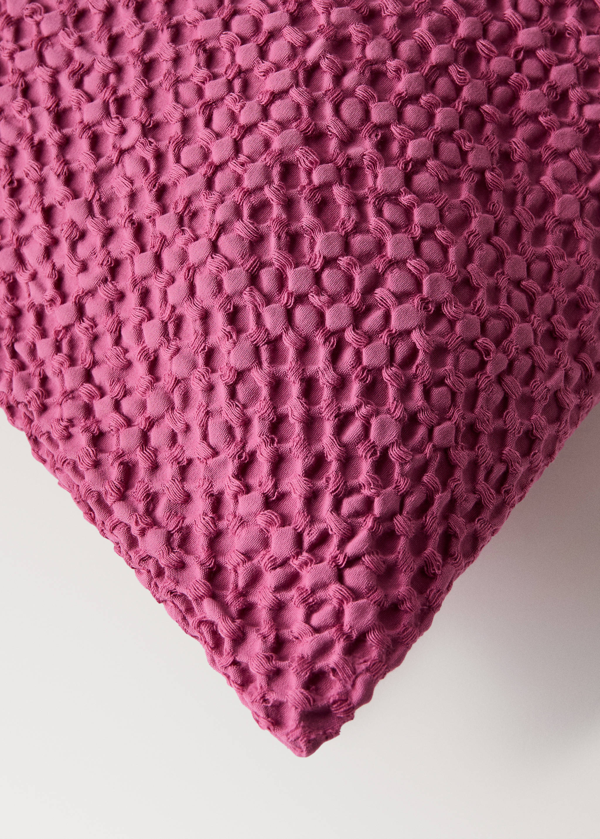 Cotton waffle garment dye bed pillow cover 50x50 cm - Details of the article 1