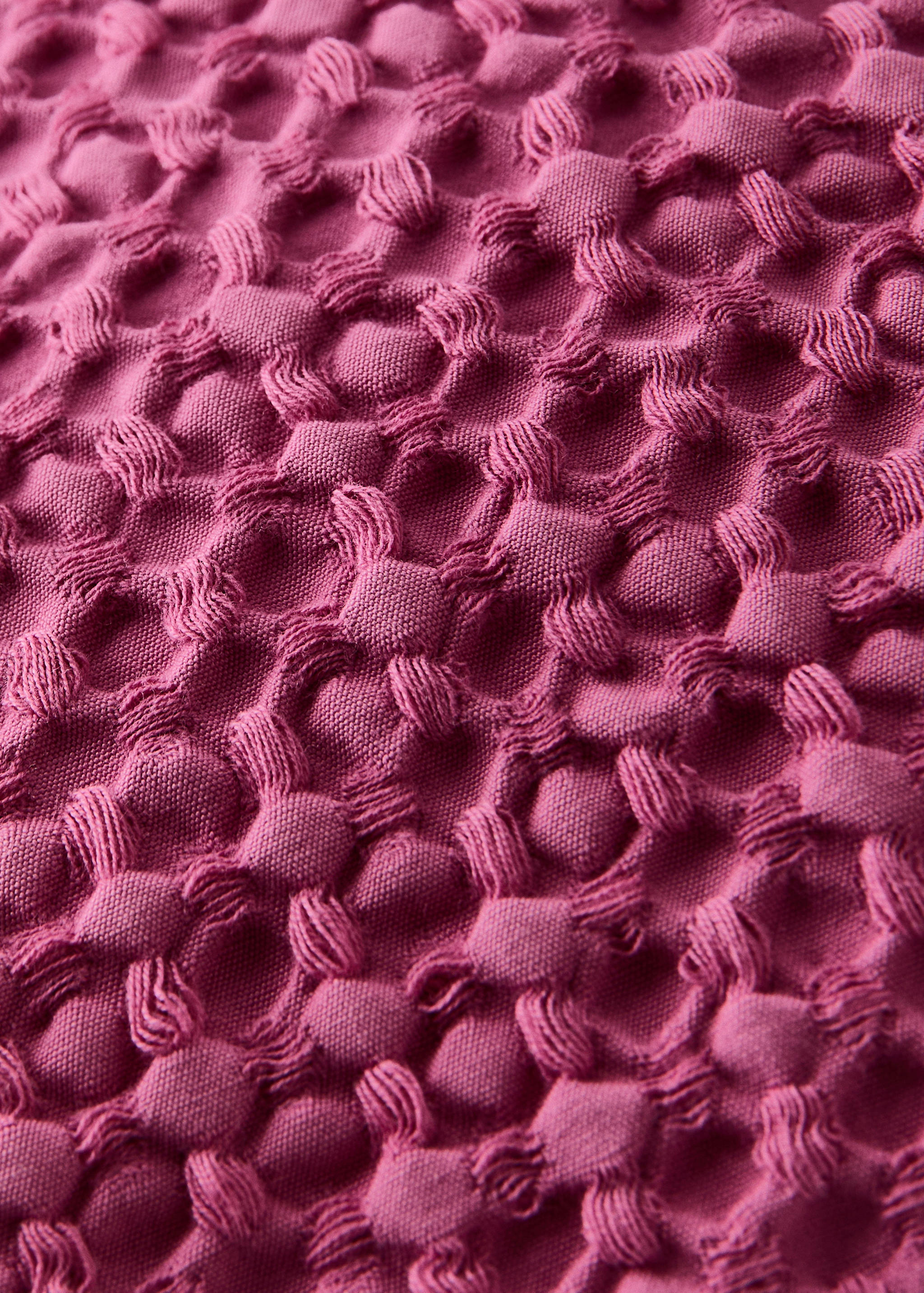 Cotton waffle garment dye bed pillow cover 50x50 cm - Details of the article 3