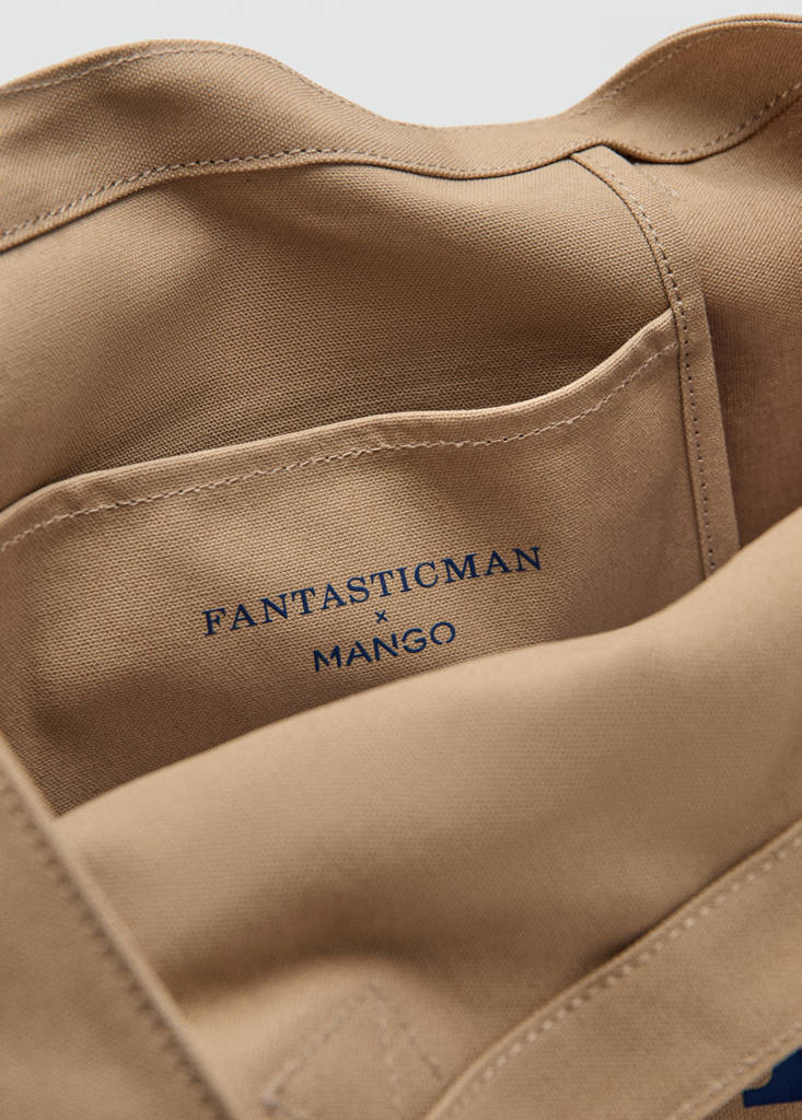 Tote-Bag aus 100 % Baumwollcanvas — Beige