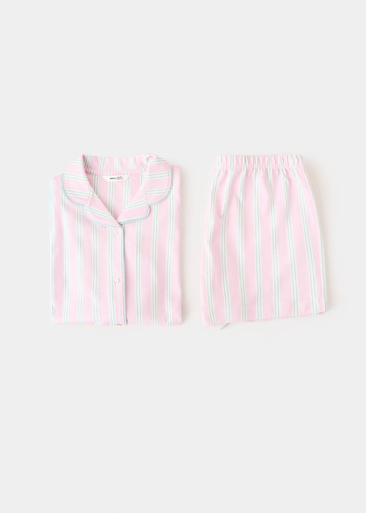 Striped short pyjamas — Light/Pastel Purple