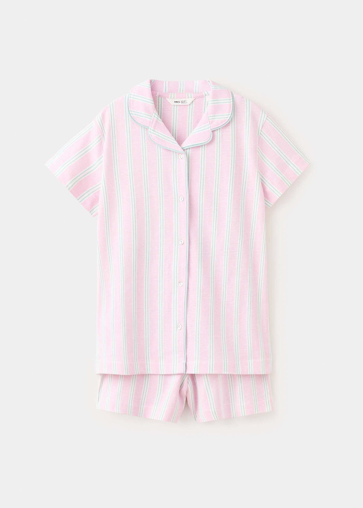 Striped short pyjamas — Light/Pastel Purple