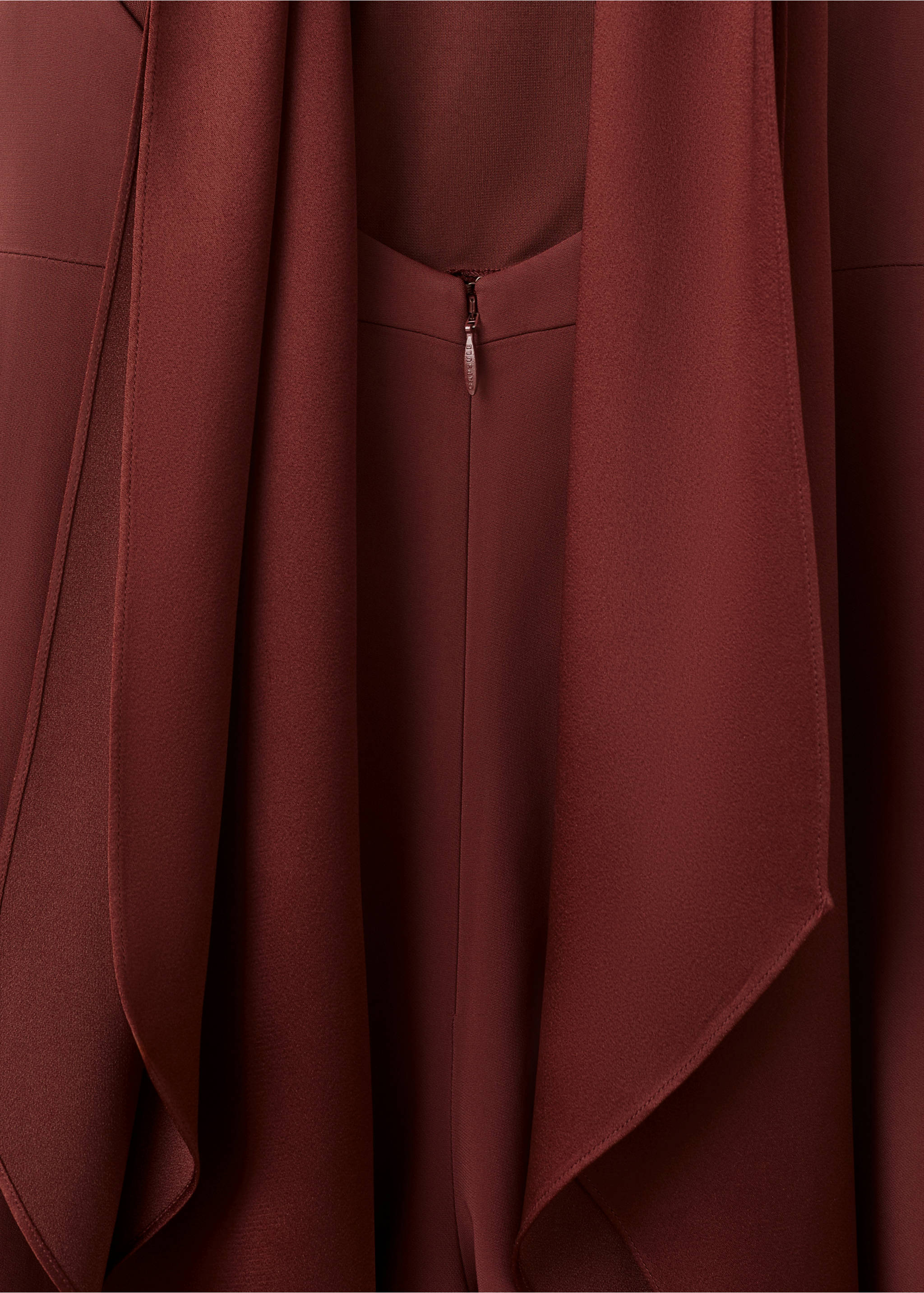 Combinaison col à emmanchures américaines combiné - Détail de l'article 8, Orange brûlé. Ref: 27085992-00.