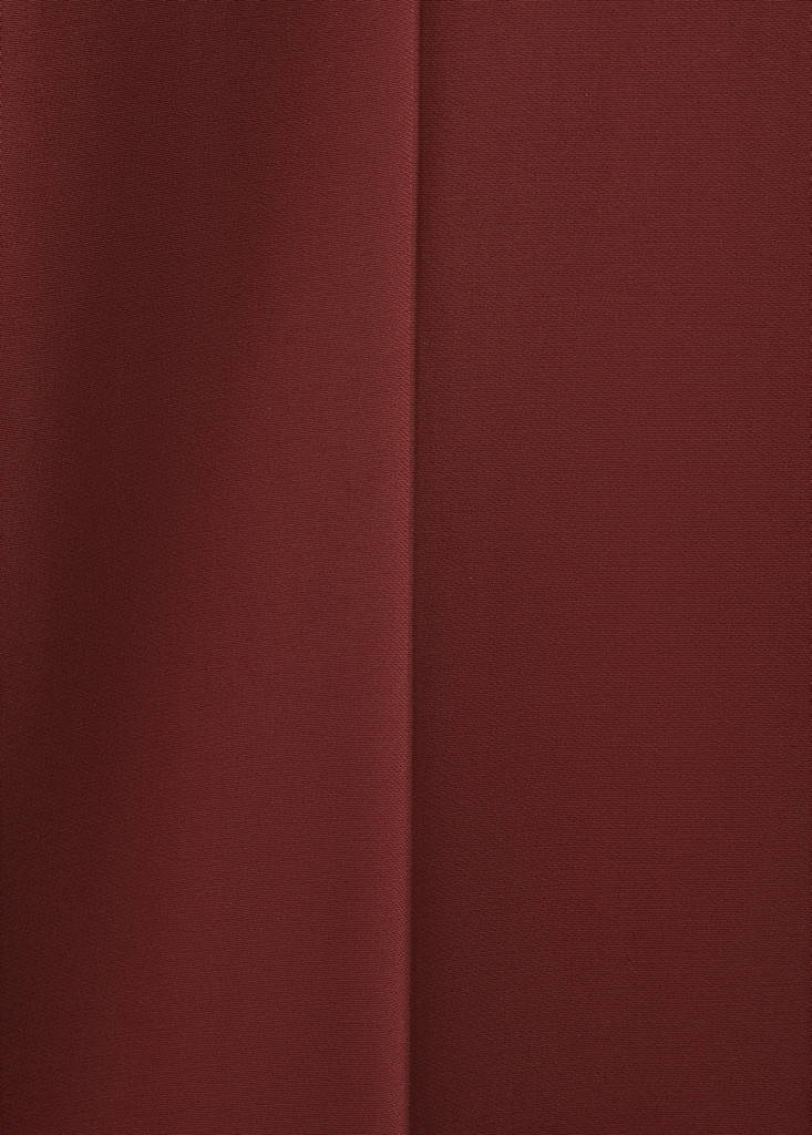 Halter neck jumpsuit with combined detailing — Burnt Orange