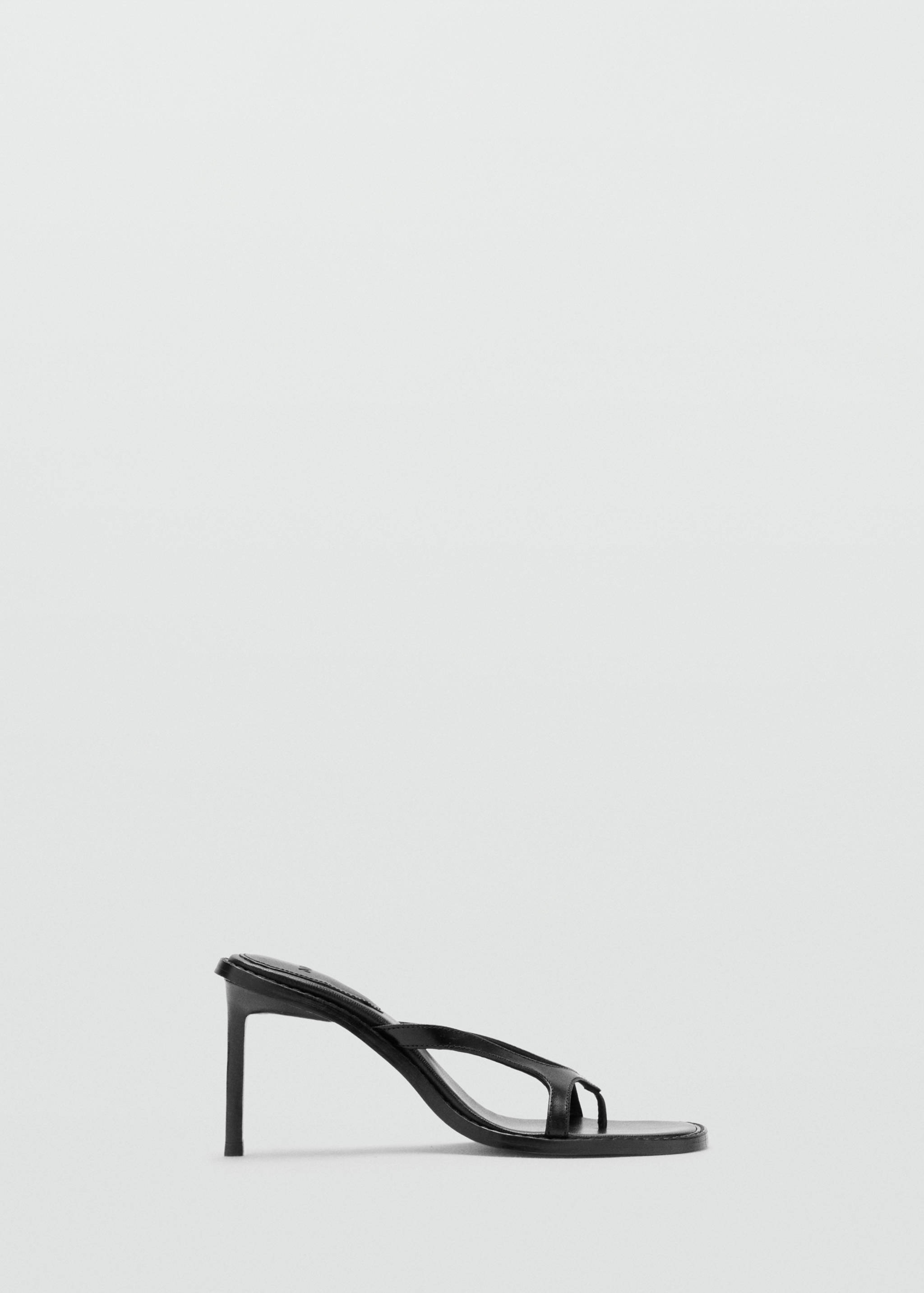Leather straps sandals - Article without model
