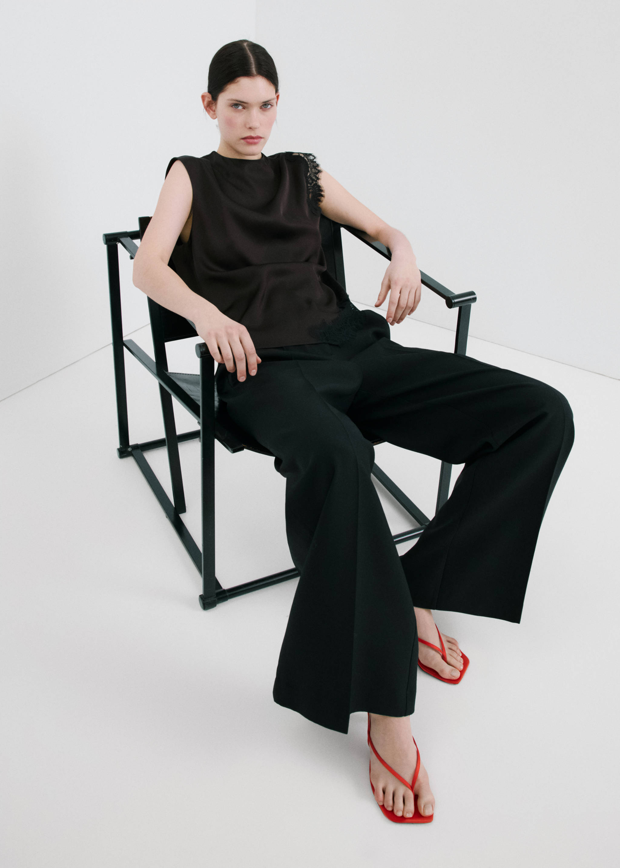 Lace trim top - Details of the article 2