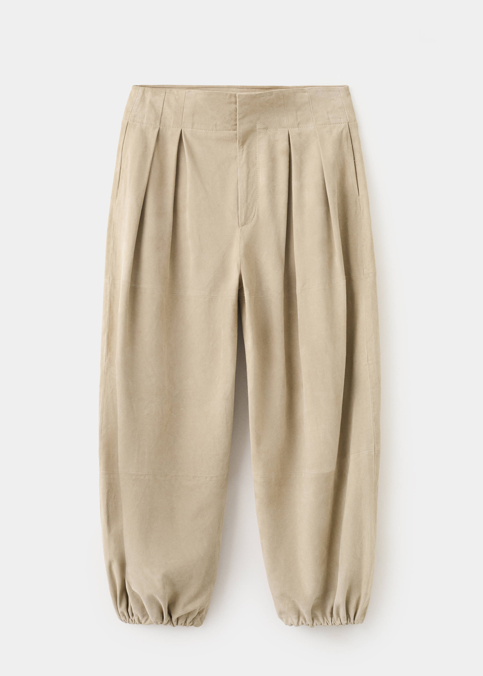 Pantalón bombacho ante detalle pinzas - Artículo sin modelo