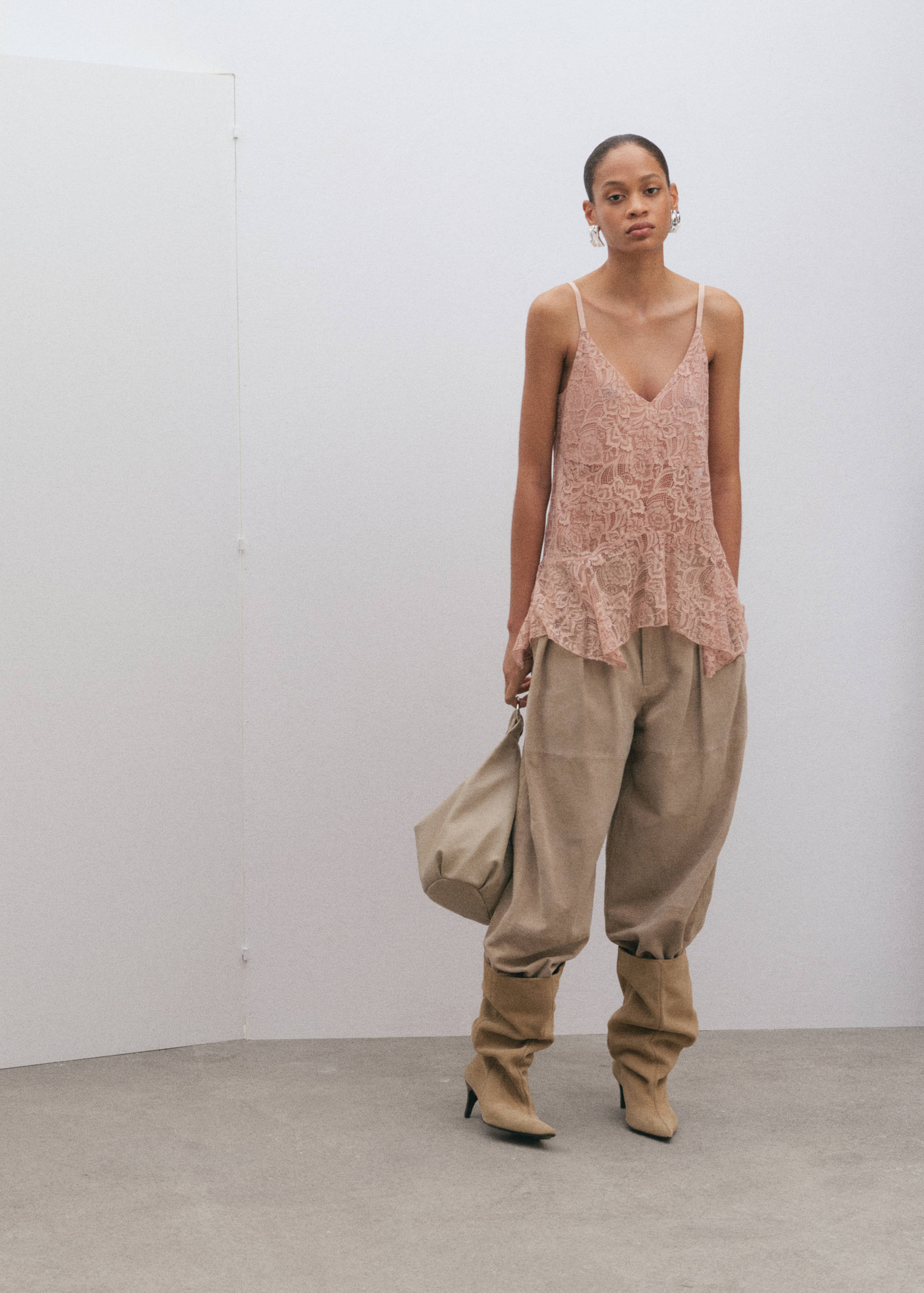 Top dentelle volants - Plan général